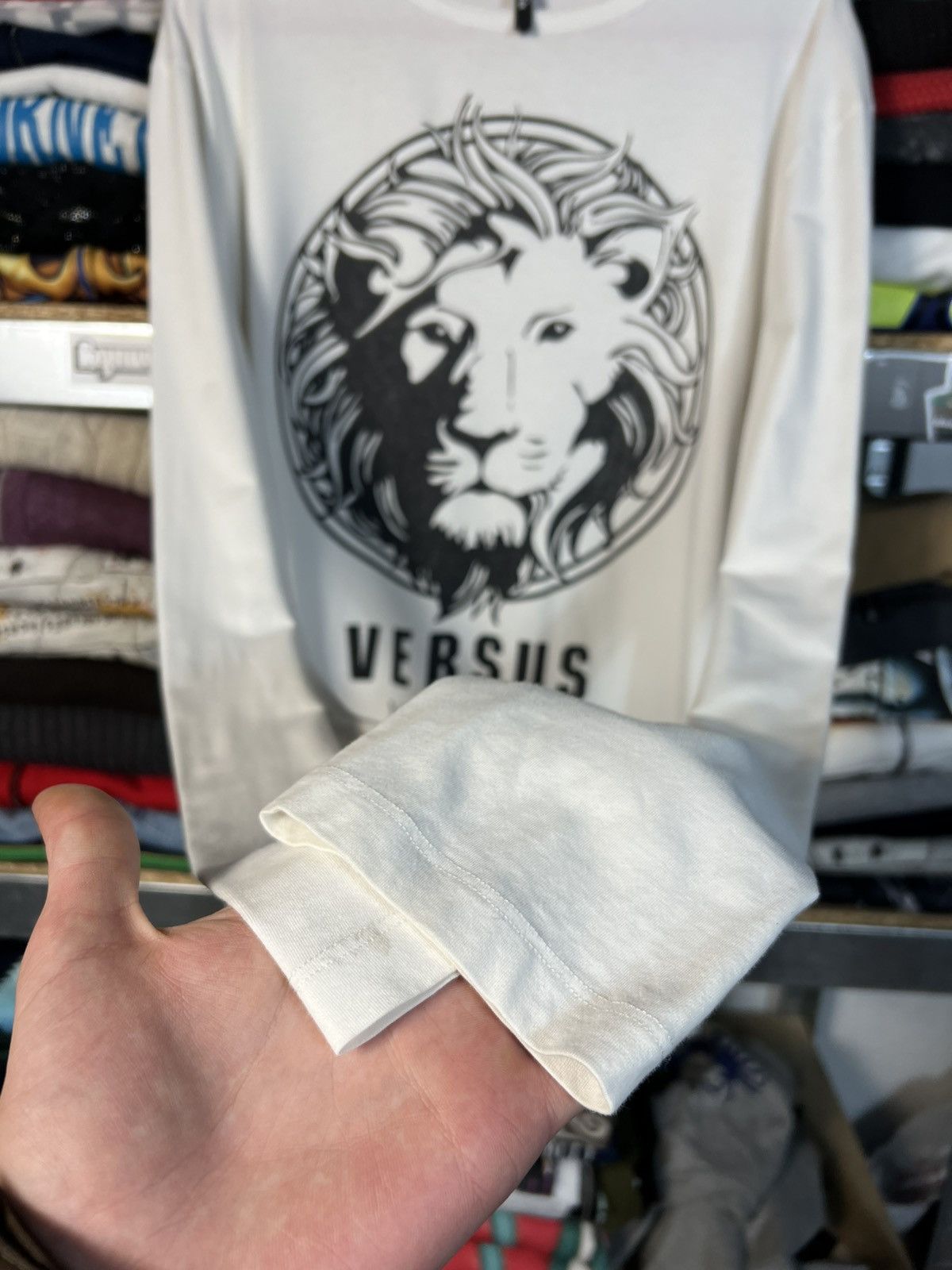 Versace Versus Versace logo long sleeve t shirts Size US L / EU 52-54 / 3 - 3 Thumbnail
