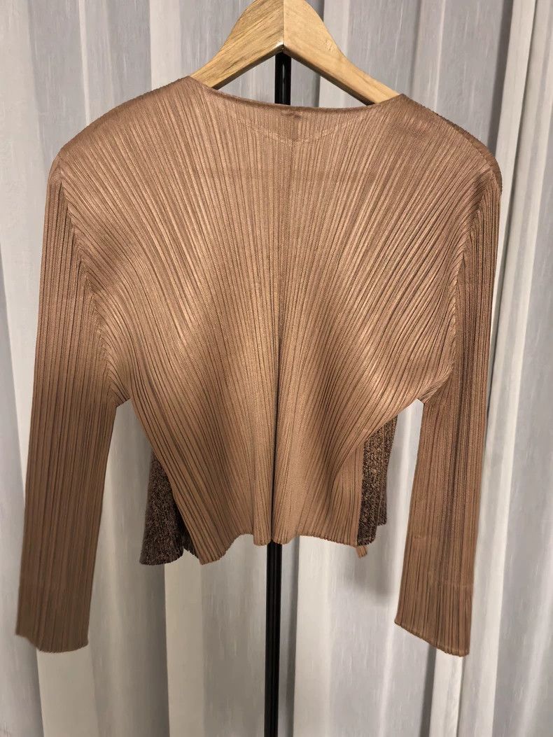 Issey Miyake Issey Miyake size:3 Maillard's golden-brown ink-splashed c Size XS / US 0-2 / IT 36-38 - 3 Thumbnail