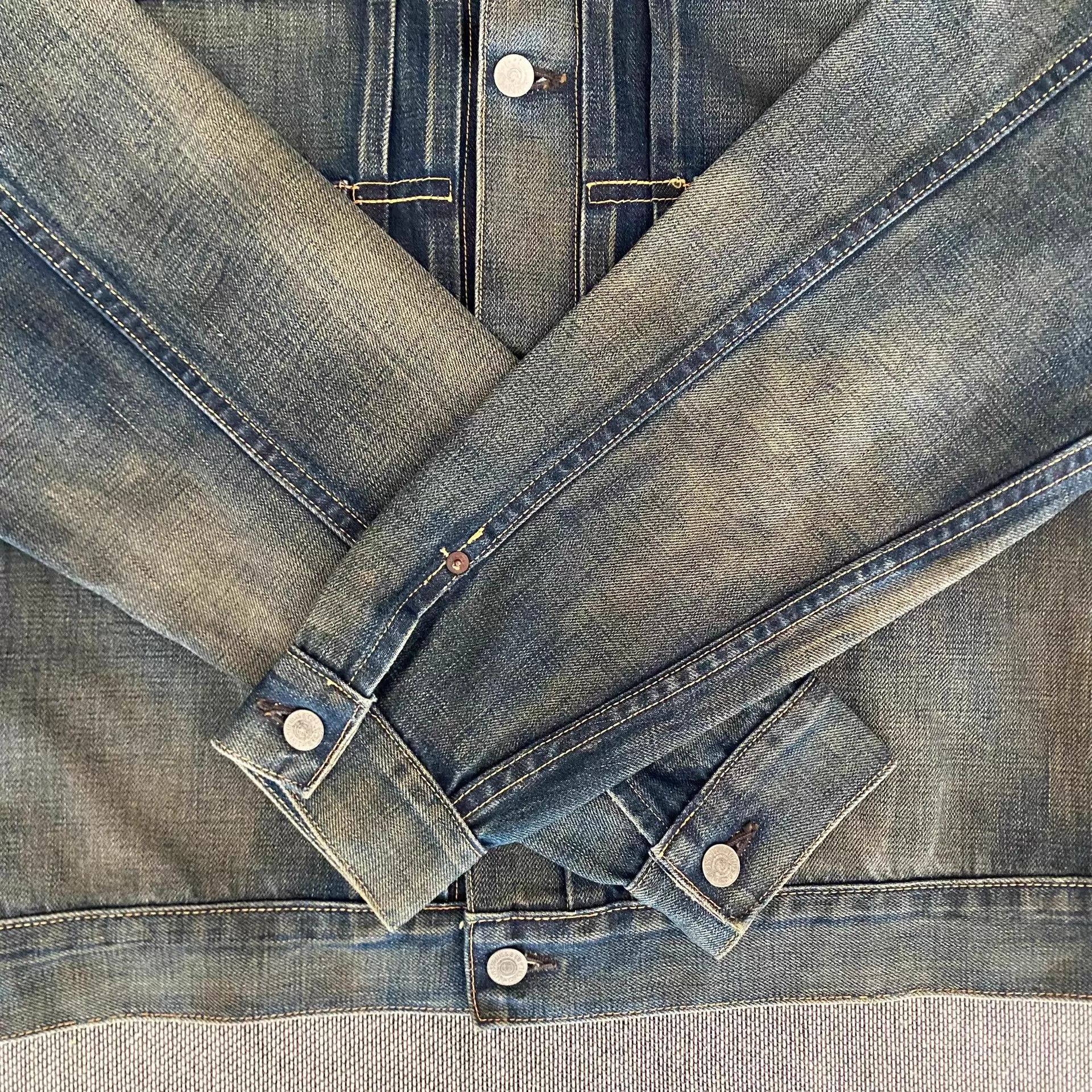 Levi's Levi's Lvc507xx J22 Japan Washed Selvedge Denim Jacket Size US XS / EU 42 / 0 - 5 Thumbnail
