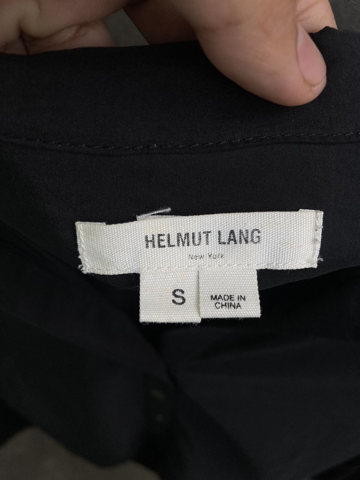 Helmut Lang Asymmetrical Buttoned Mini Dress / Shirt Size S / US 4 / IT 40 - 8 Thumbnail