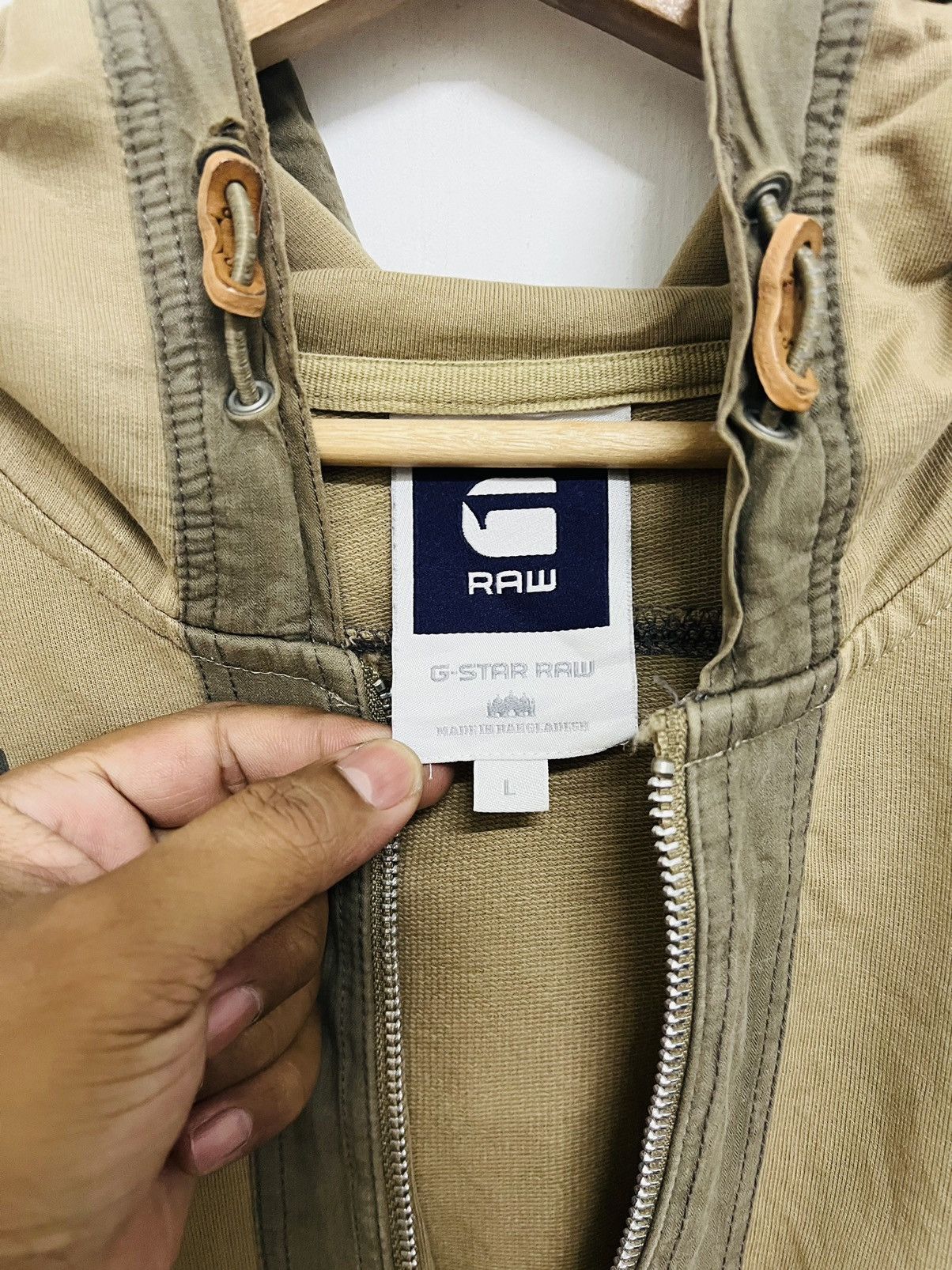 G-Star × Japanese Brand G-Star Raw Military Zipper Hoodie Size US L / EU 52-54 / 3 - 8 Thumbnail