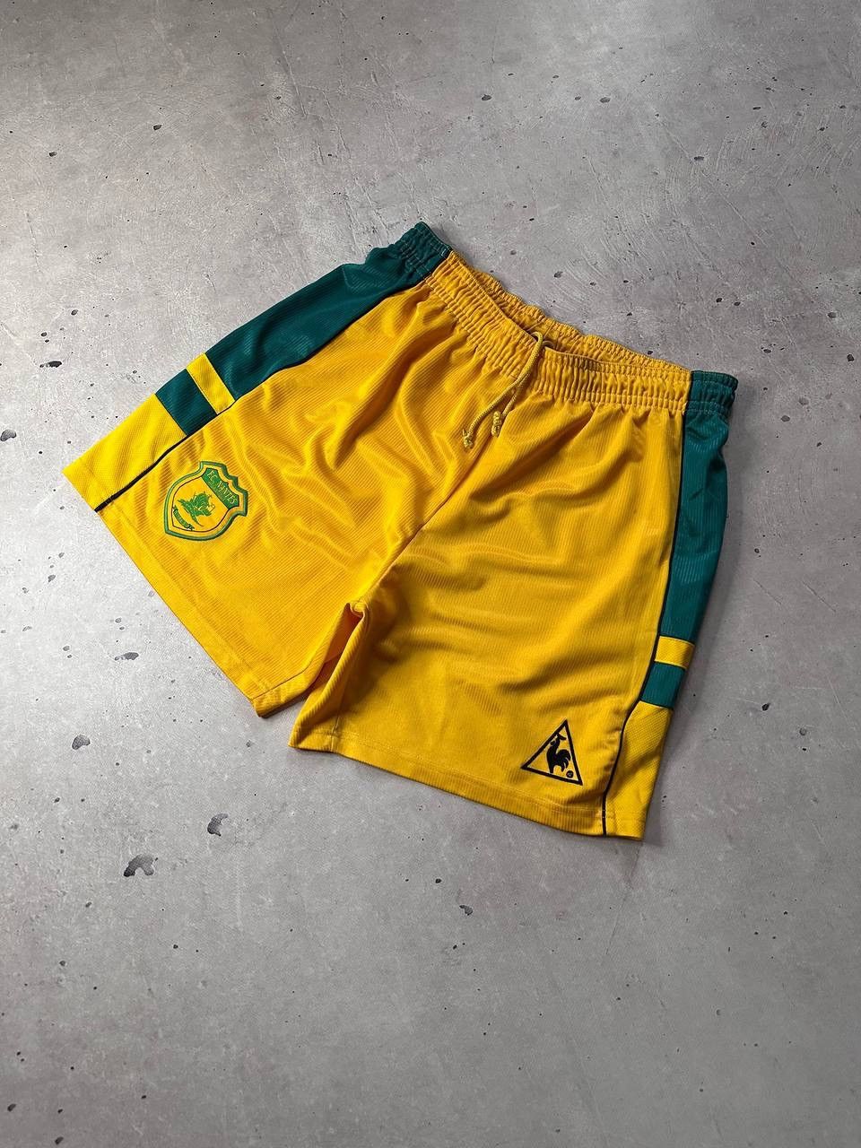 Le Coq Sportif × Vintage FC NANTES 2001-02 HOME SOCCER FOOTBALL SHORTS Size US 36 / EU 52 - 1 Thumbnail