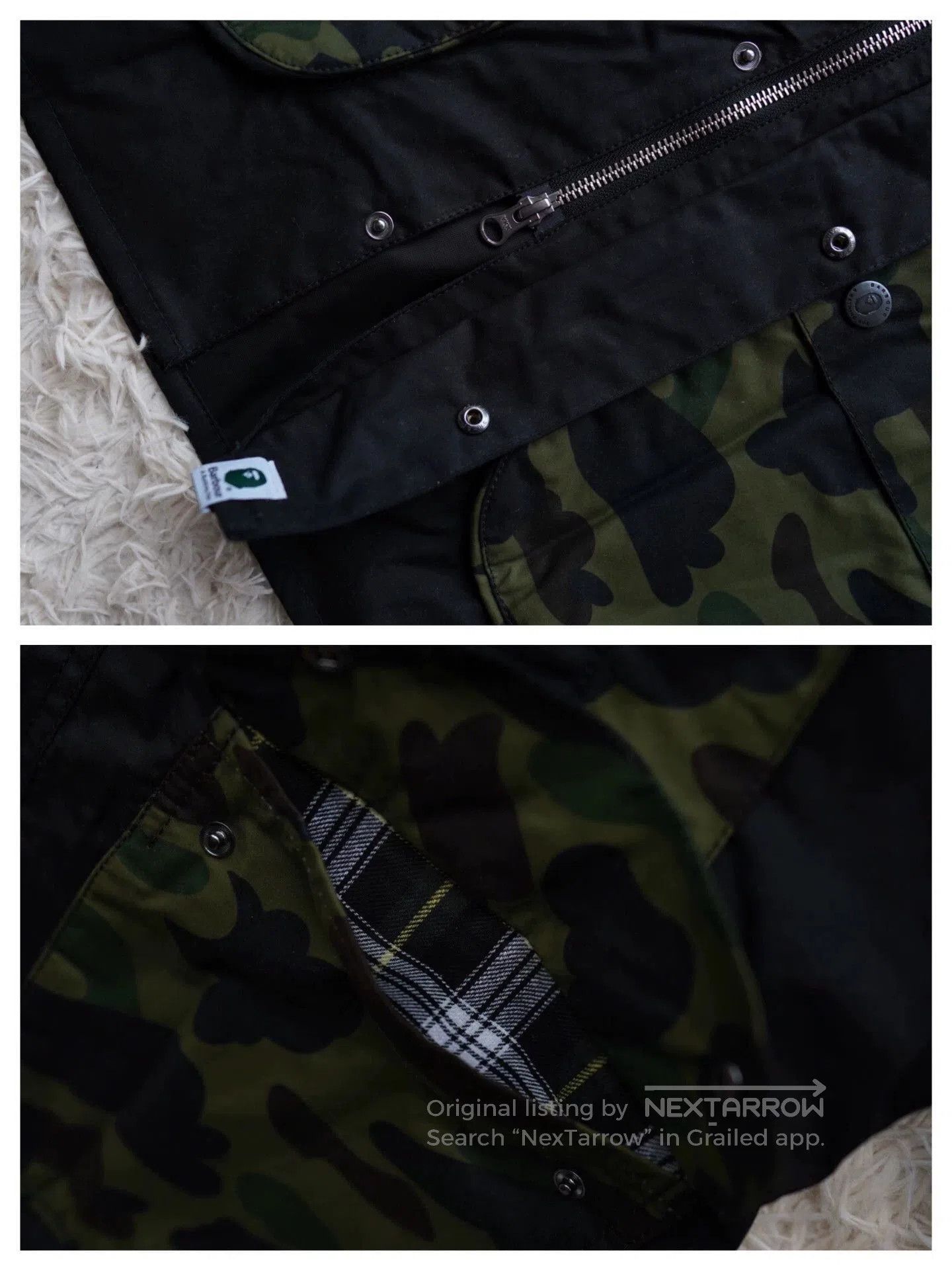 Barbour Multi Camo Accent Casual Jacket Size M. Size US M / EU 48-50 / 2 - 8 Thumbnail