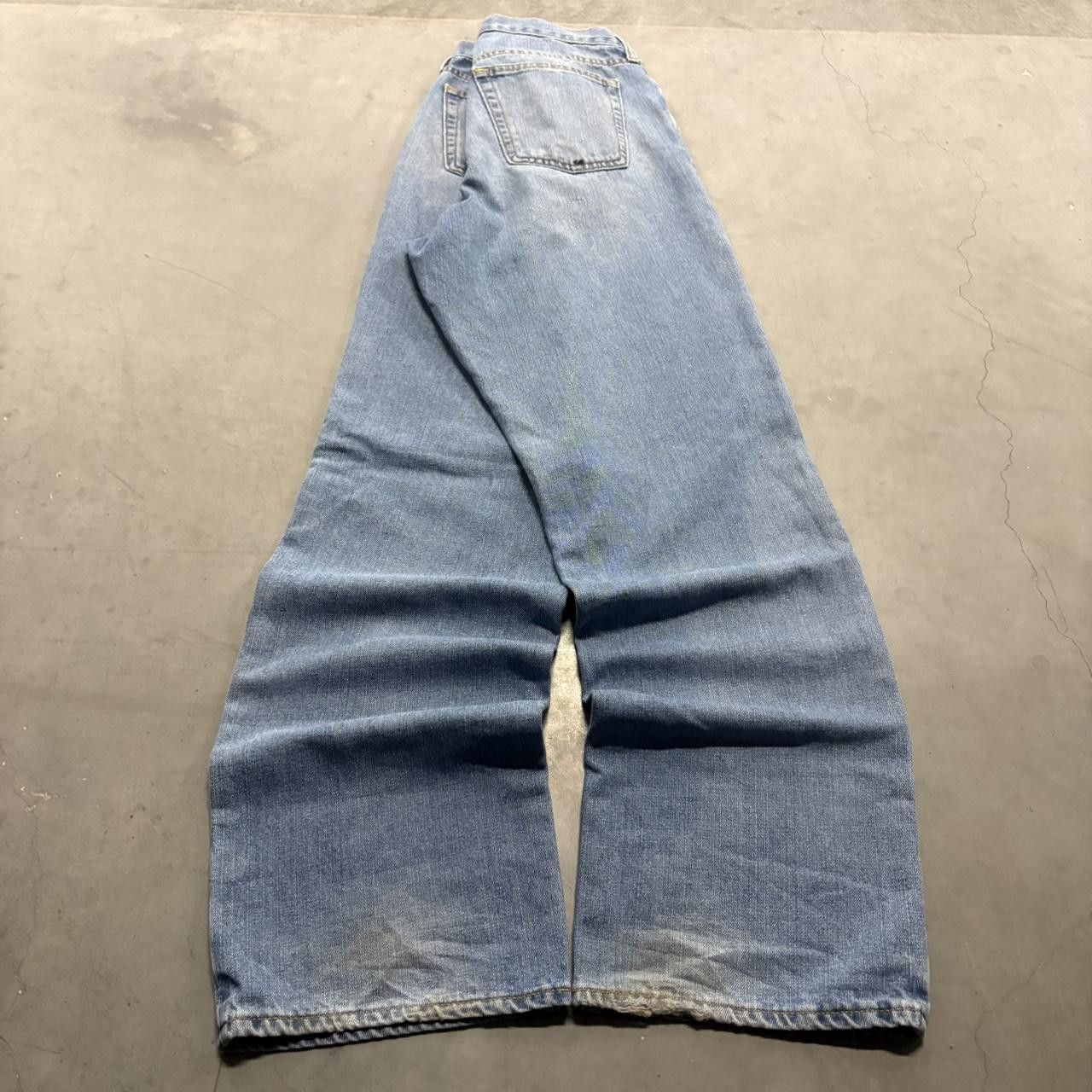 Old Navy Crazy Vintage Y2K/2000s Baggy Old Navy Skater Style Light Blue Wash Denim Jeans! Size US 34 / EU 50 - 6 Thumbnail