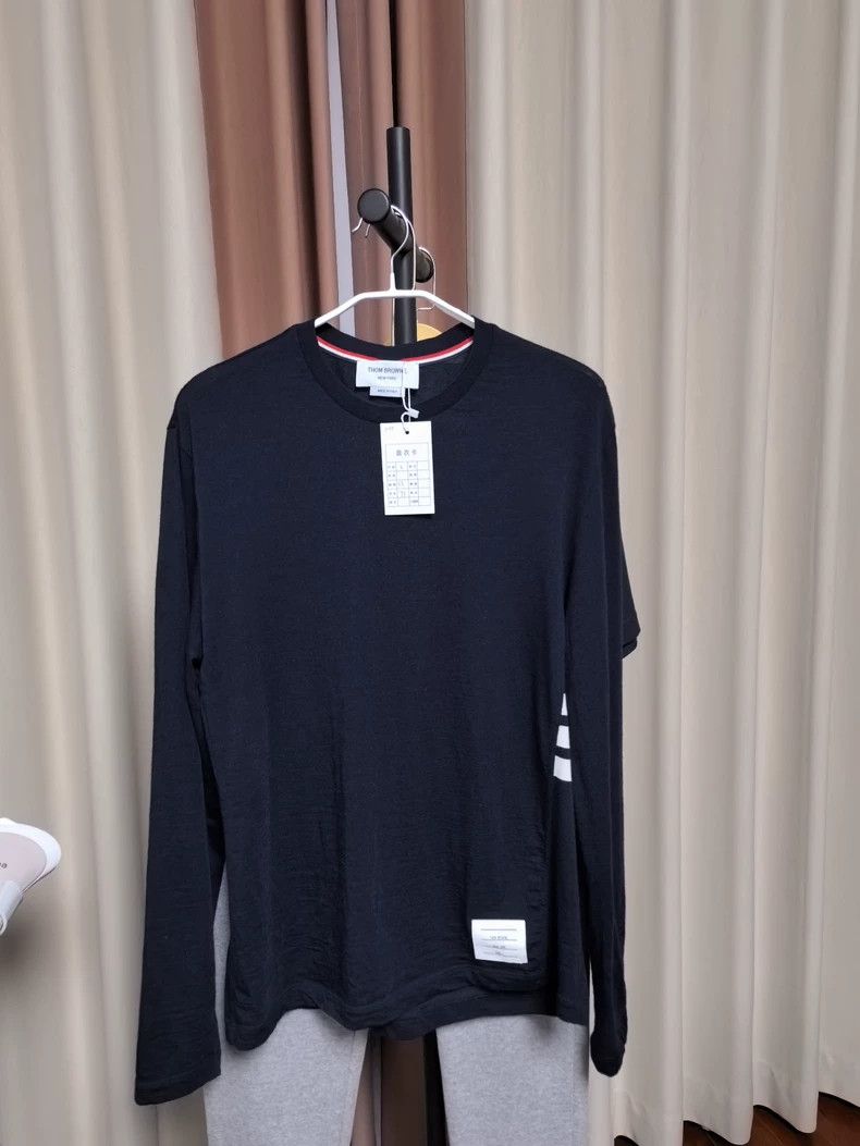 Thom Browne Thom Browne size2 Side barbed knit wool sweater Size US M / EU 48-50 / 2 - 1 Thumbnail
