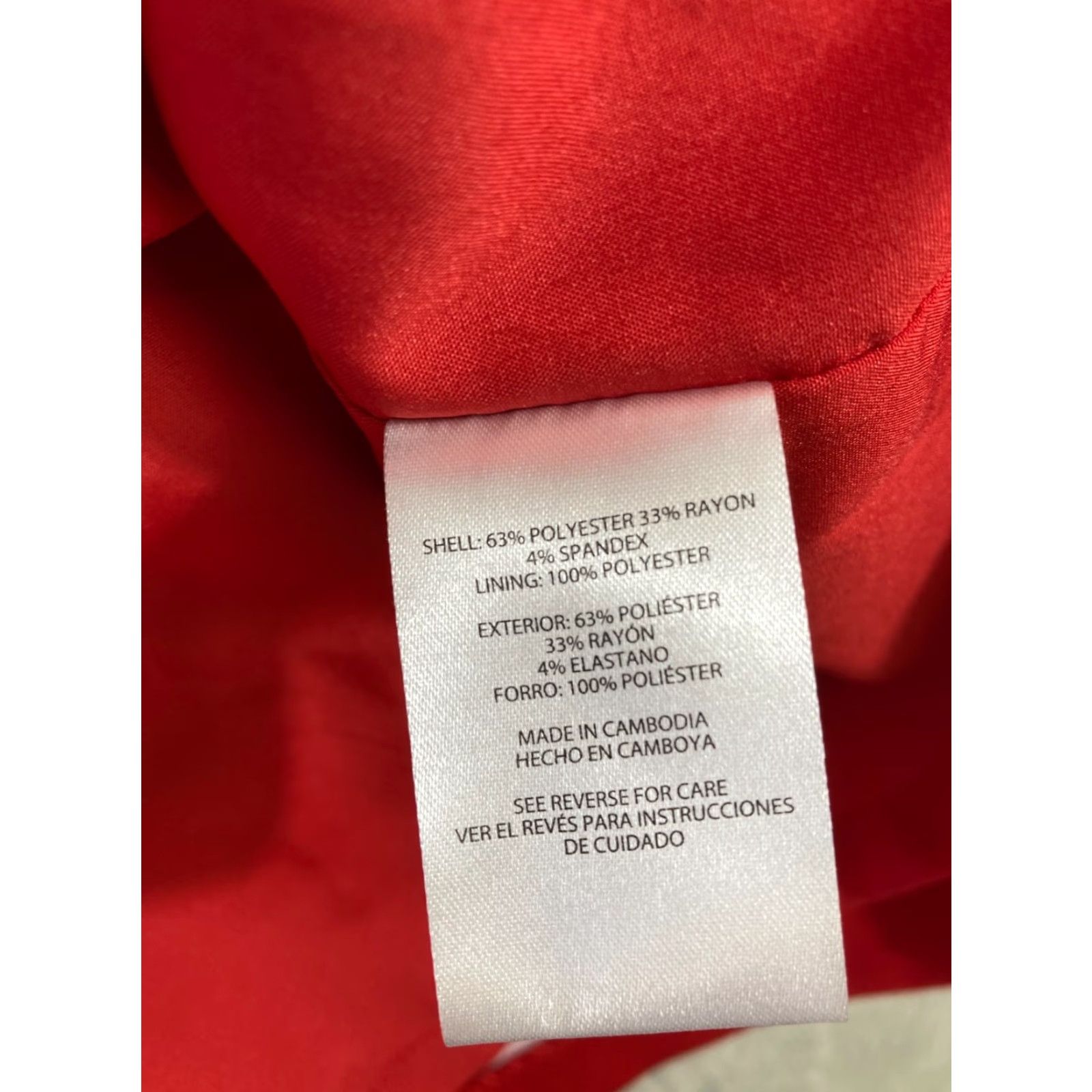 Express **Red Women's Express 2XL Shift Dress Zip Lined Scoop Neck** User: Red Women's Express 2XL Shift Dress Zip Lined Scoop Neck Size XXL / US 16-18 / IT 52-54 - 7 Thumbnail