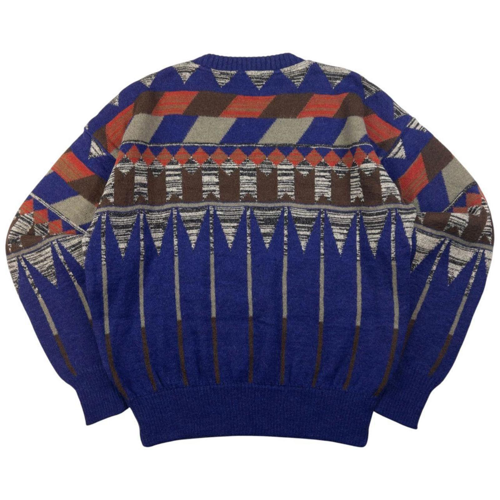 Issey Miyake Vintage Issey Miyake Geometric Wool Jumper Size S Size US S / EU 44-46 / 1 - 2 Thumbnail