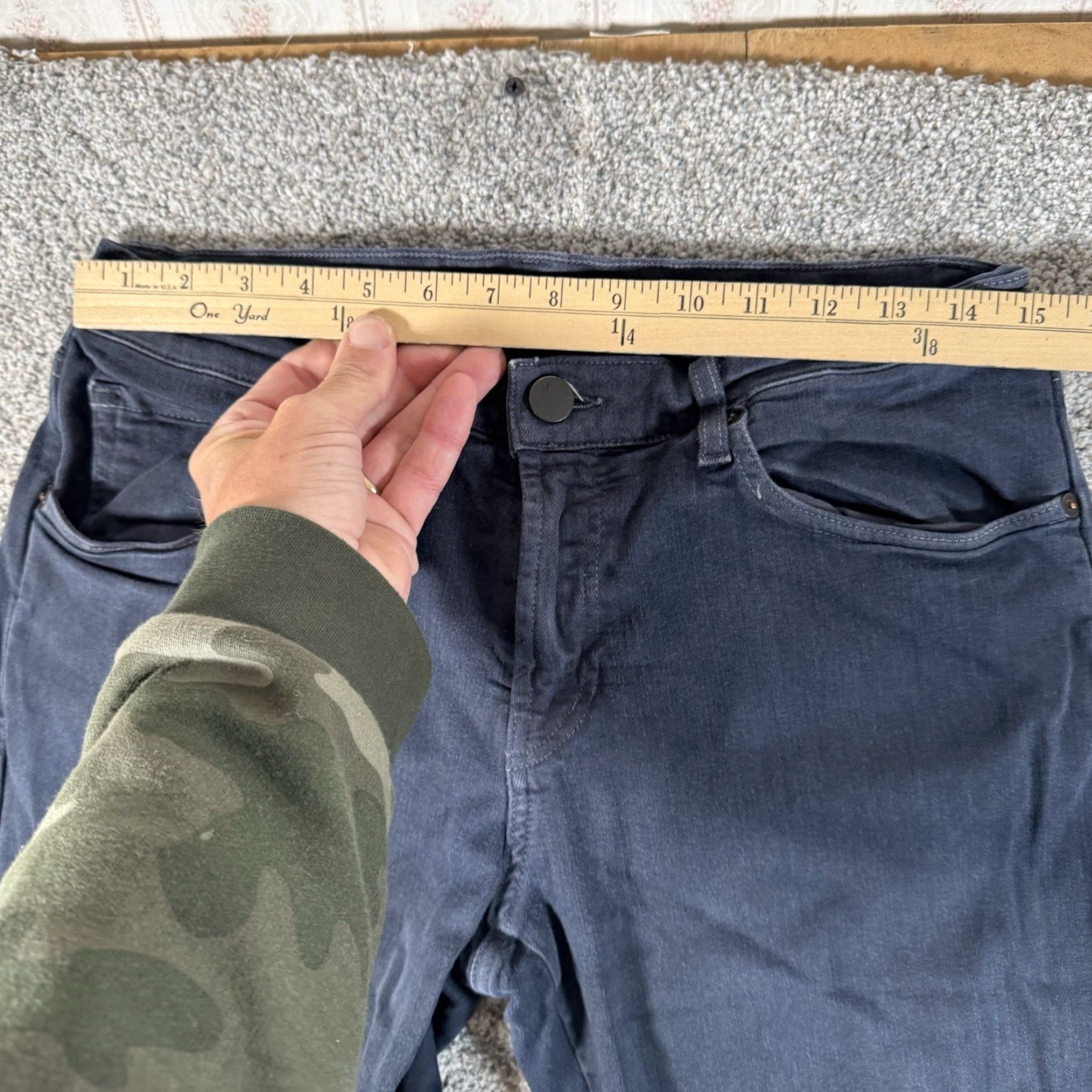 J Brand J Brand Tyler Slim Fit Straight Jeans Sz 30X30 Dark Wash Comfort Stretch Classic Men Jeans Regular Inseam 30 Color Blue Style Straight 5-Pocket Denim Size US 30 / EU 46 - 2 Thumbnail
