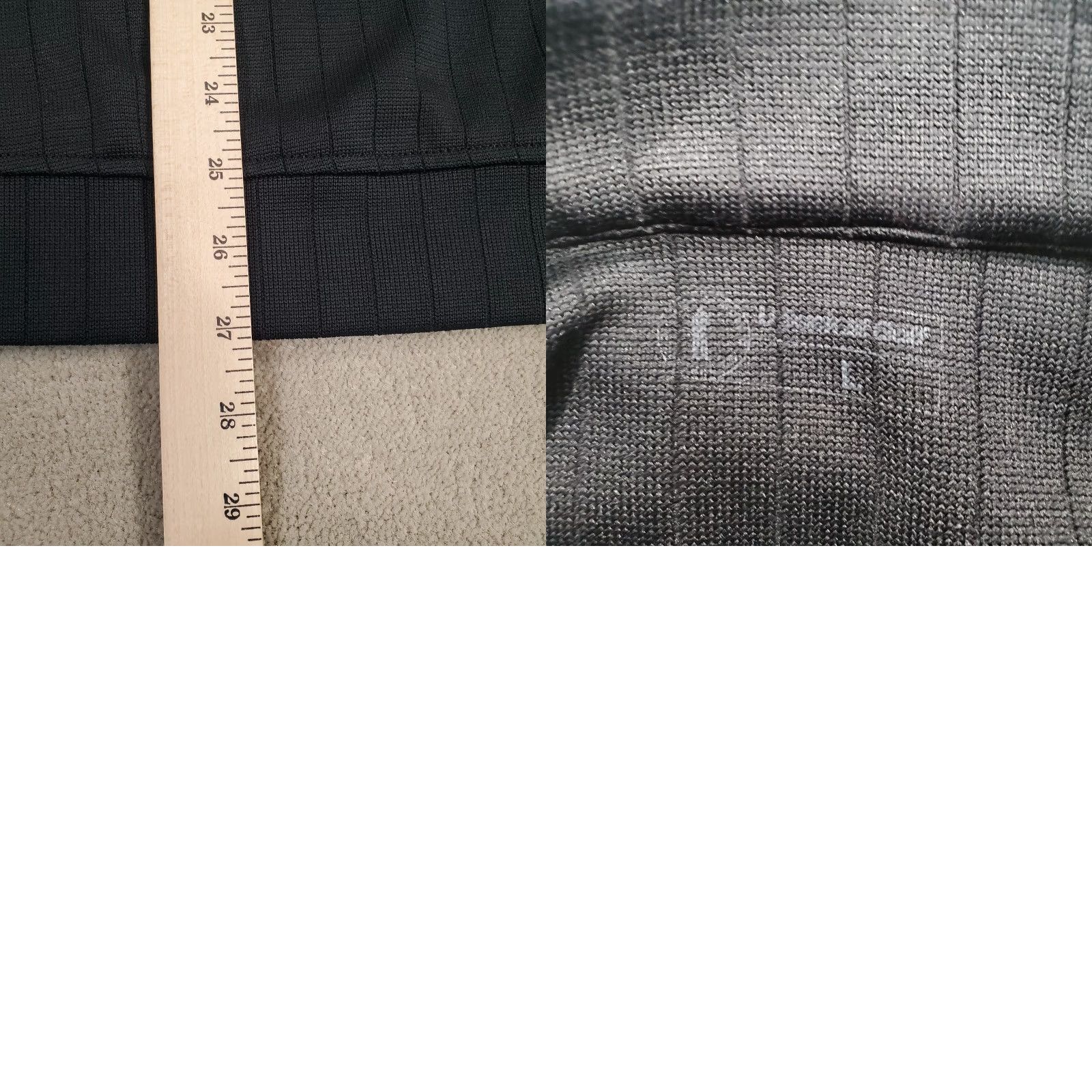 Logo 7 USAG Pullover Mens 1/4 Zip Black Logo Mock Jacket Sweater L Casual Size US L / EU 52-54 / 3 - 8 Thumbnail