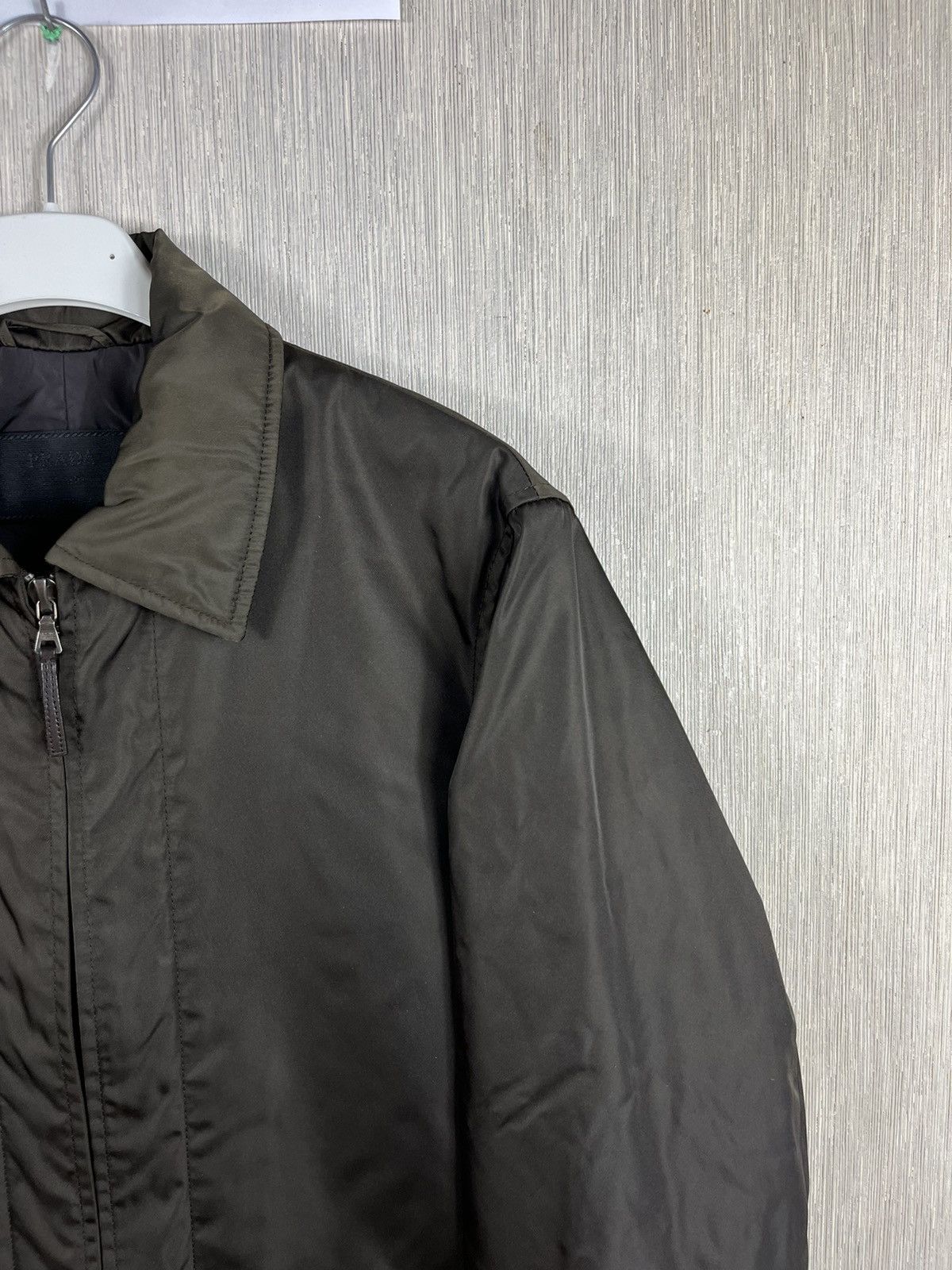 Prada Prada nylon classic jacket coat with leather casual italy Size M / US 6-8 / IT 42-44 - 3 Thumbnail
