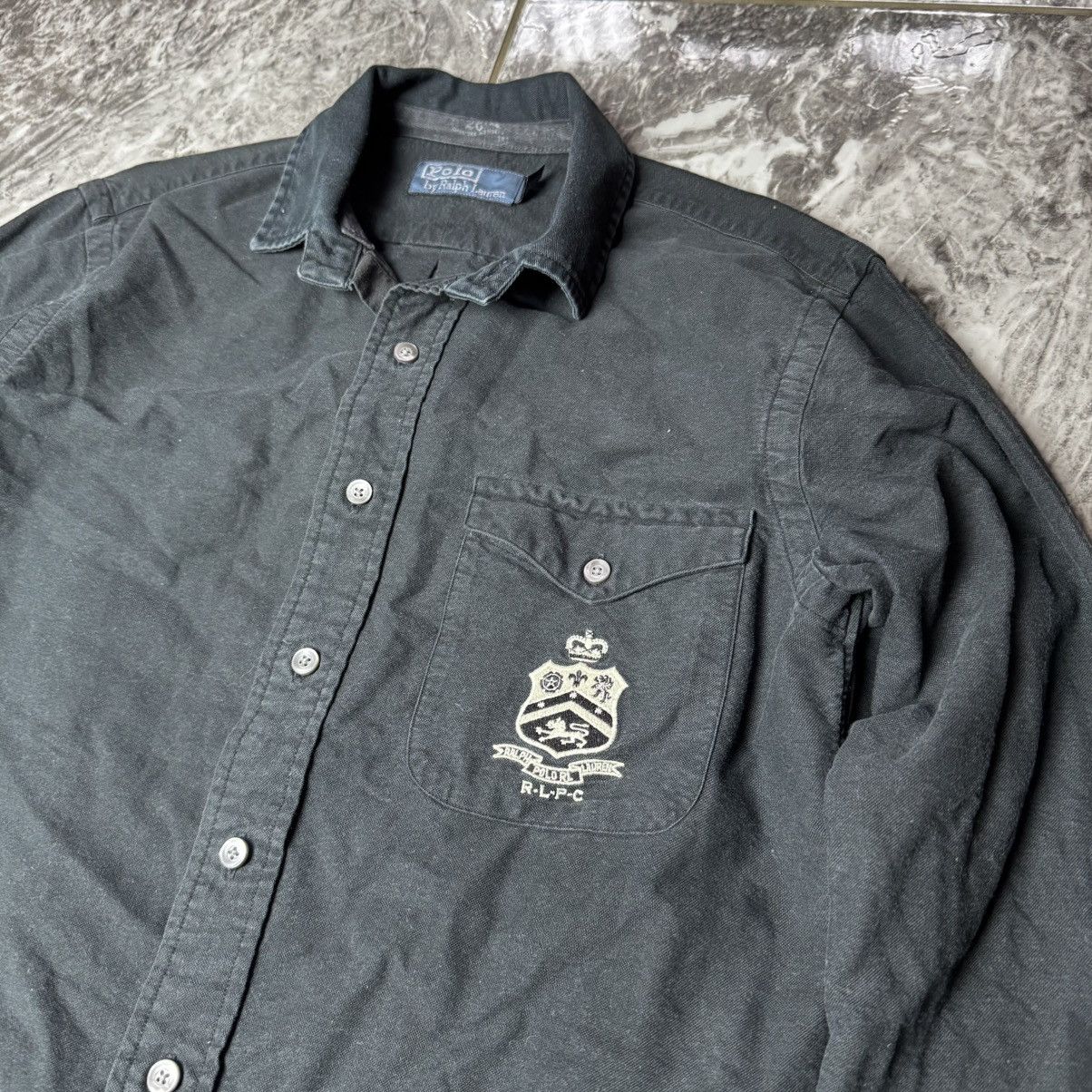 Polo Ralph Lauren × Vintage Polo Ralph Lauren Black Shirt Vintage Size US S / EU 44-46 / 1 - 4 Thumbnail