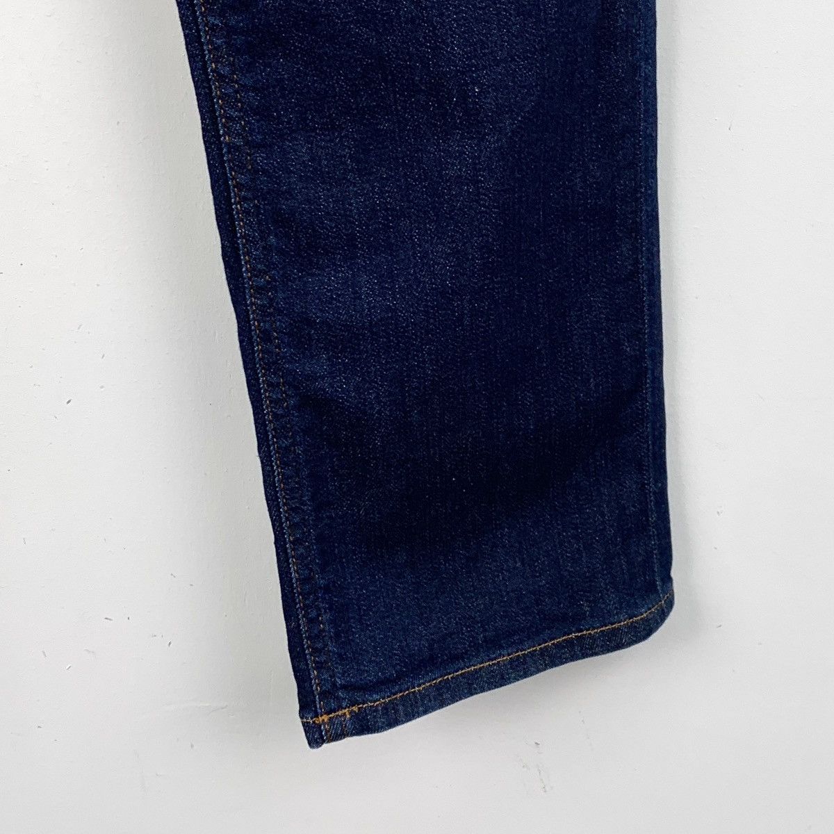 Z Zegna Zegna Dark Blue Cotton Casual Denim Pants K26WX Size 31" - 4 Thumbnail