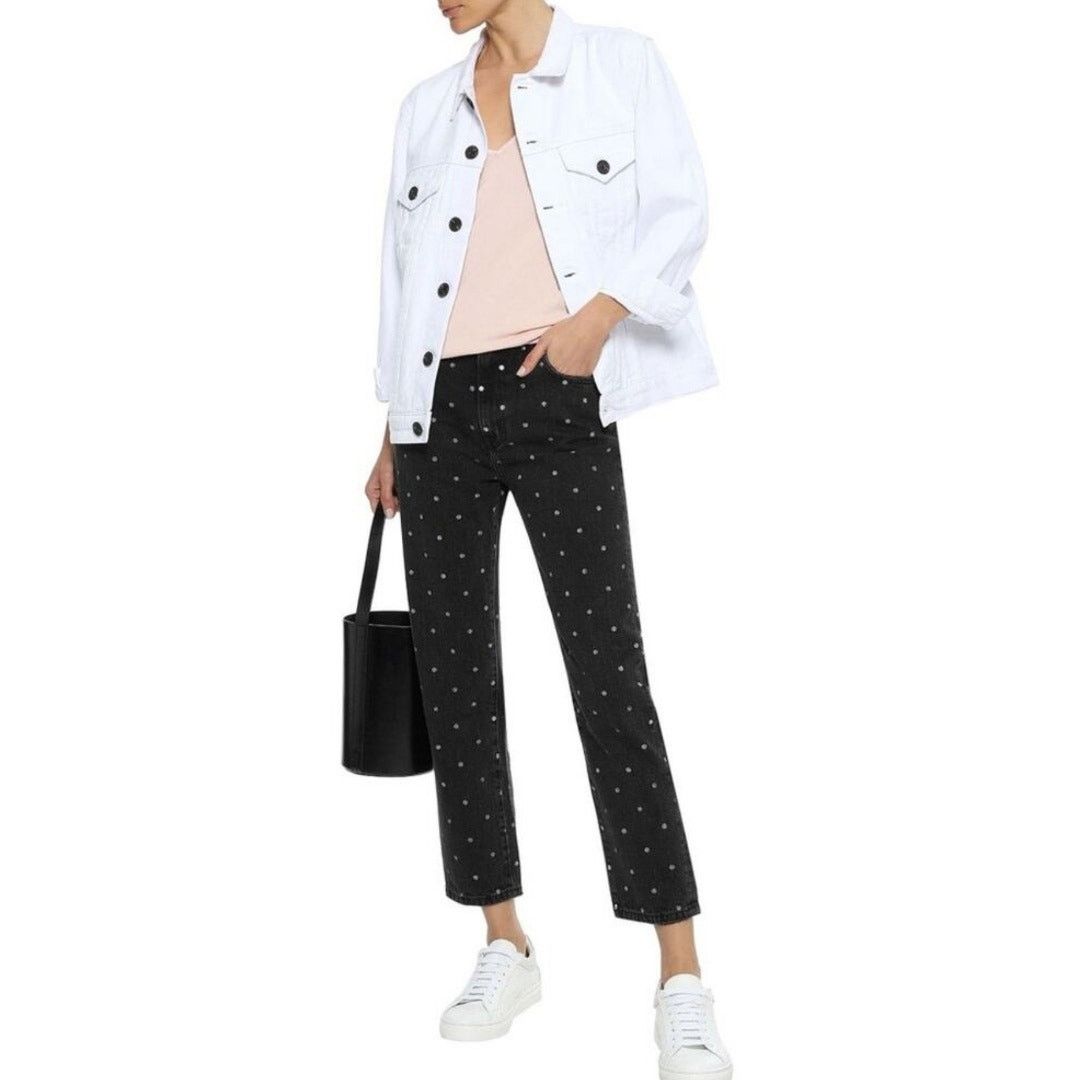 Current/Elliot Current/Elliott The Vintage Crop Slim Denim Jeans Women 28 Size 28" / US 6 / IT 42 - 1 Thumbnail