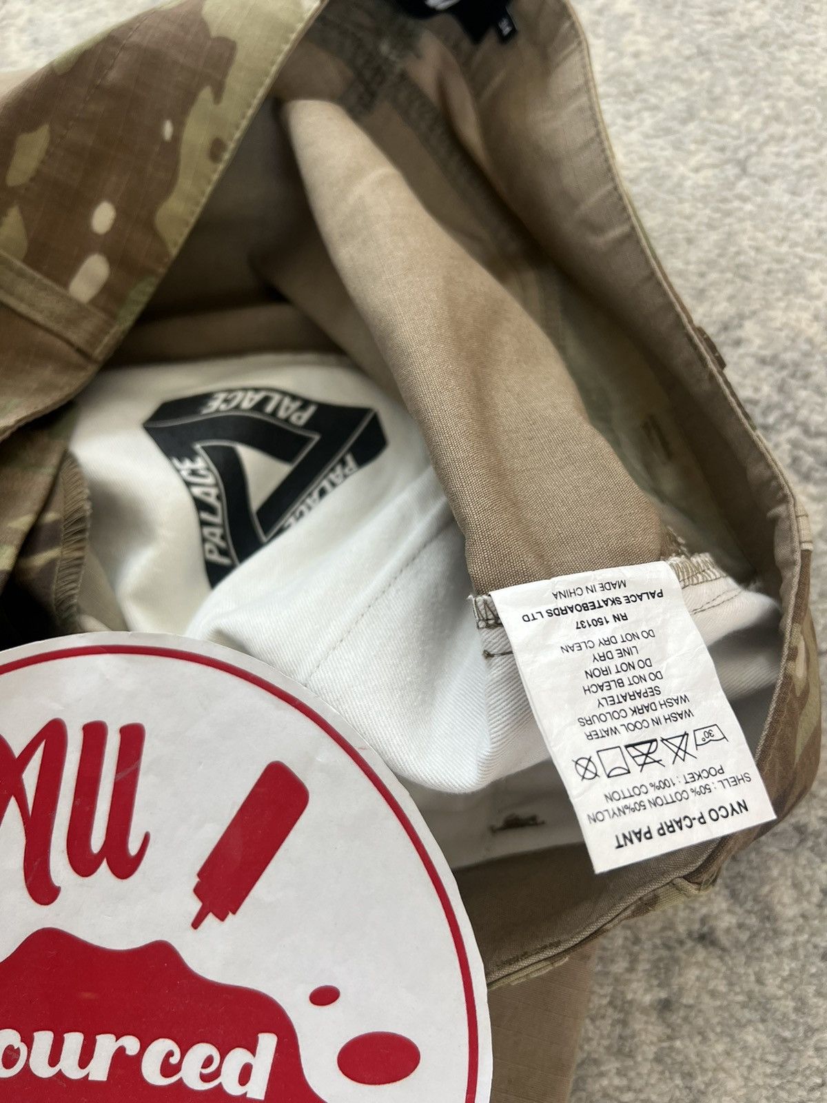 Palace Palace FW19 NYCO P Carp Camo Cargo Trouser Size US 34 / EU 50 - 5 Thumbnail