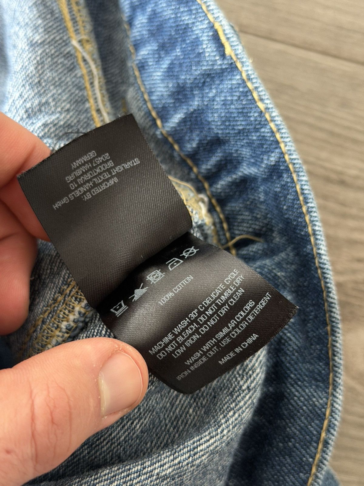 Karl Kani Karl Kani Embroidered Logo Rap Black Denim Unisex Jeans Size US 32 / EU 48 - 21 Thumbnail