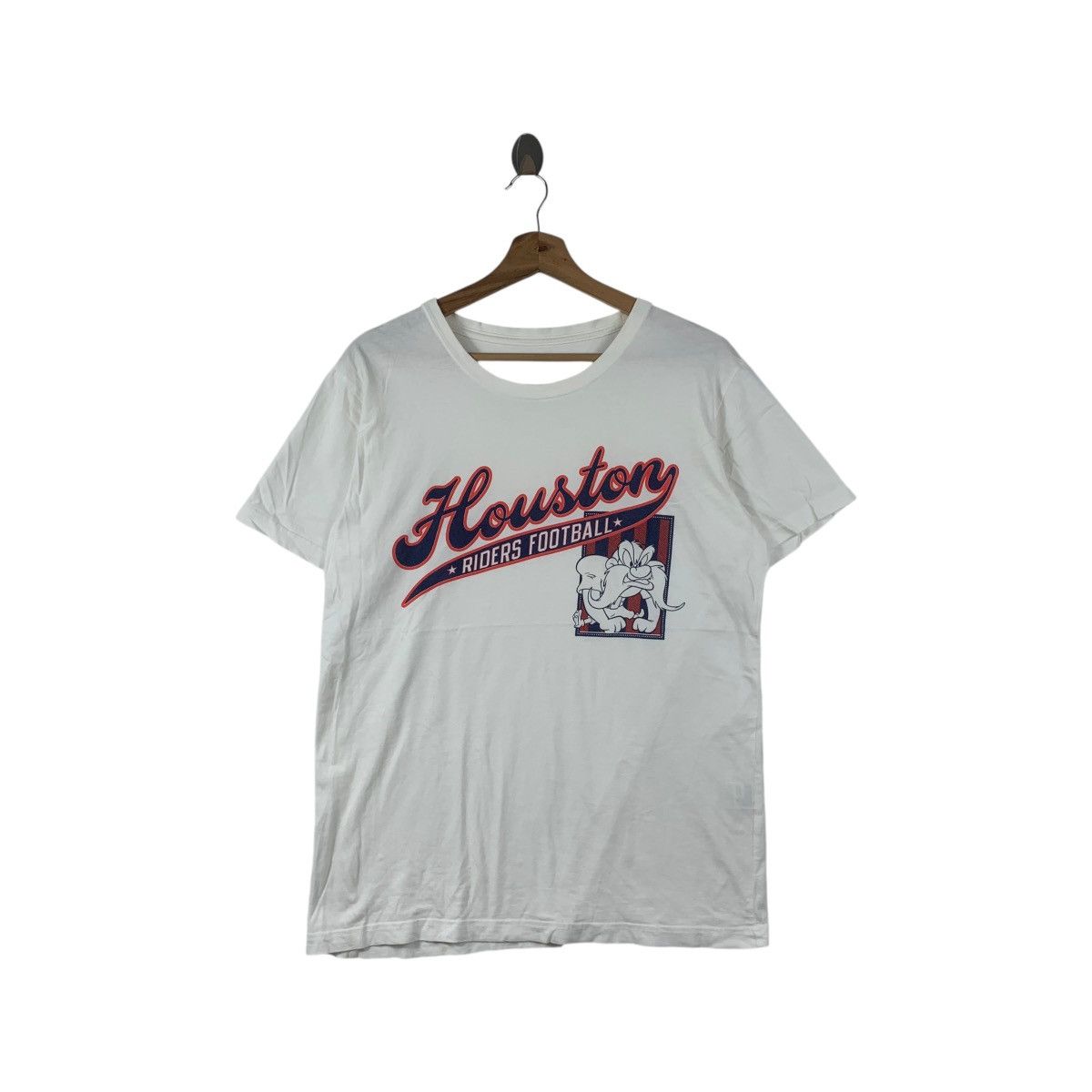 Vintage HOUSTON RIDERS FOOTBALL National League Tee Shirt Top Size US M / EU 48-50 / 2 - 1 Thumbnail