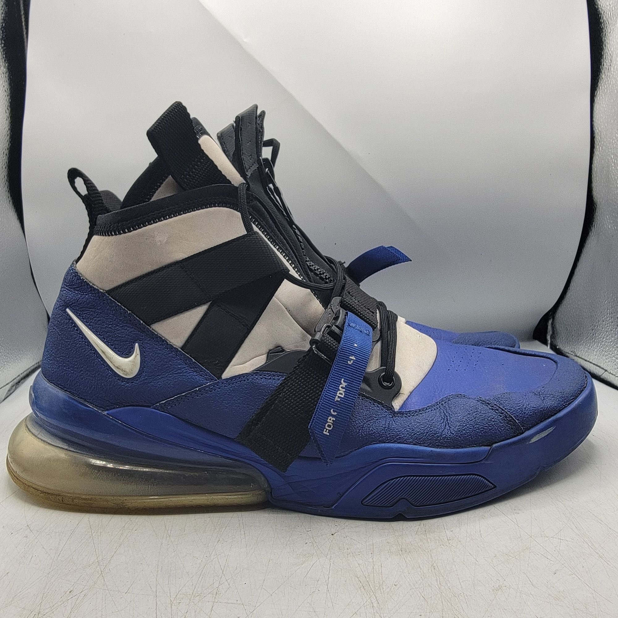 Nike Nike Air Force 270 Utility Racer Mens 13 Blue Sneaker Shoes Size US 13 / EU 46 - 12 Thumbnail