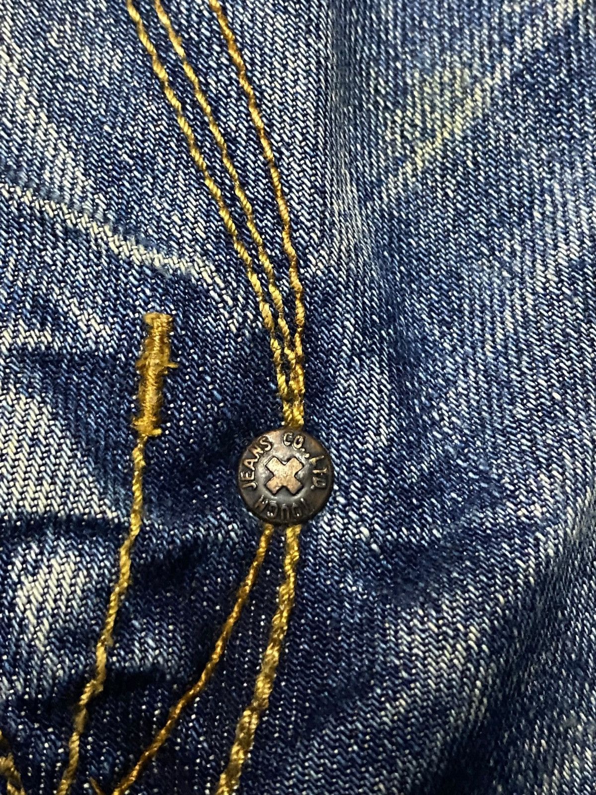 If Six Was Nine 💥Though Jeansmith Jackson Cargo Sick Punk Porcket Arc Jeans Size US 34 / EU 50 - 18 Thumbnail