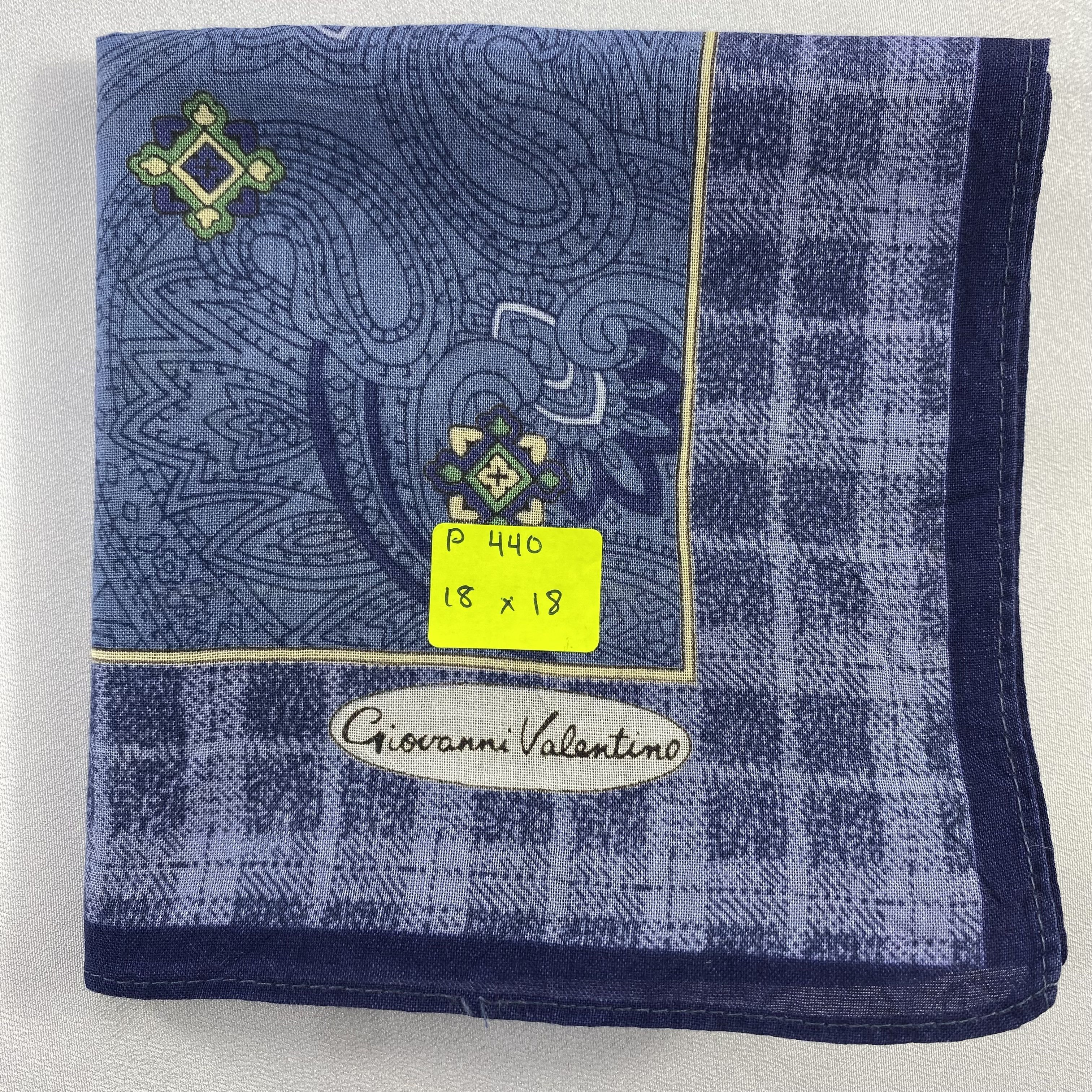 Giovanni Valentino × Vintage Giovanni Valentino Bandana/ Handkerchief / Neckerchief-P440 Size ONE SIZE - 5 Thumbnail