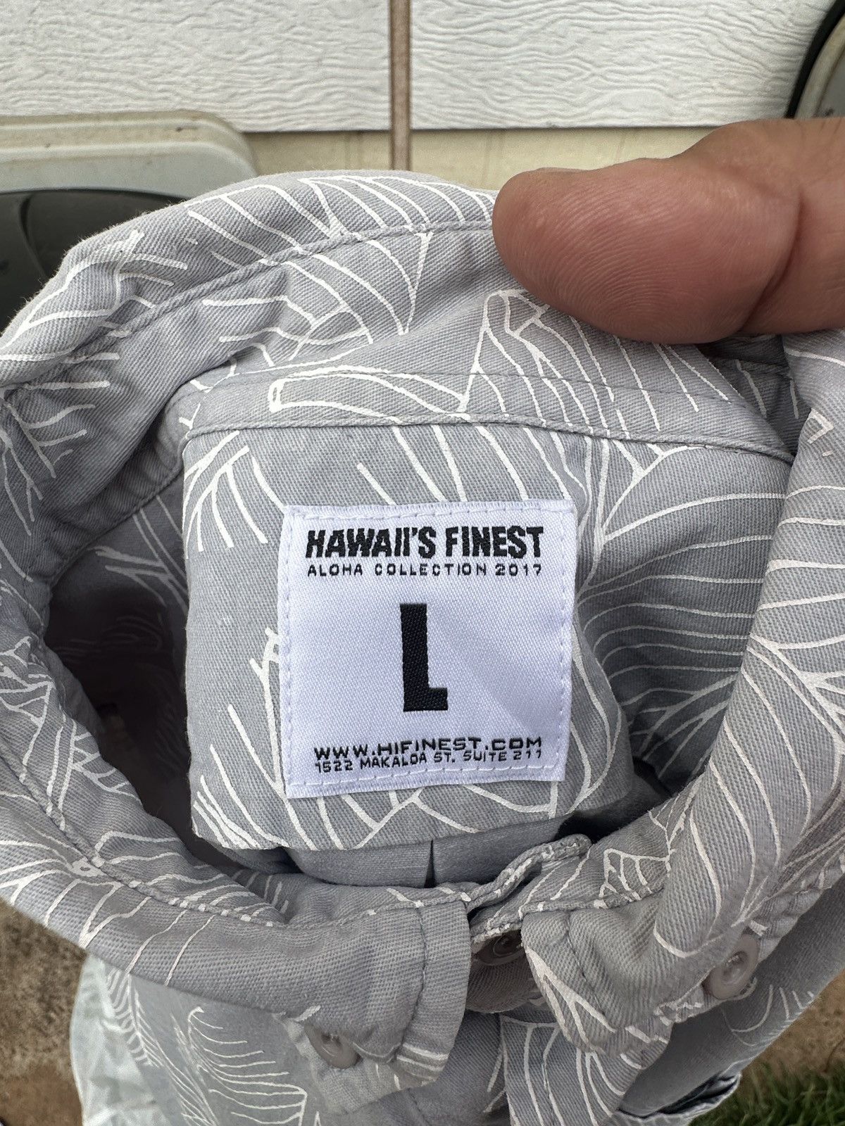 Other PreOwned Hawaii's Finest Shirt Button Up Hawaiian Men's L Size US L / EU 52-54 / 3 - 5 Thumbnail