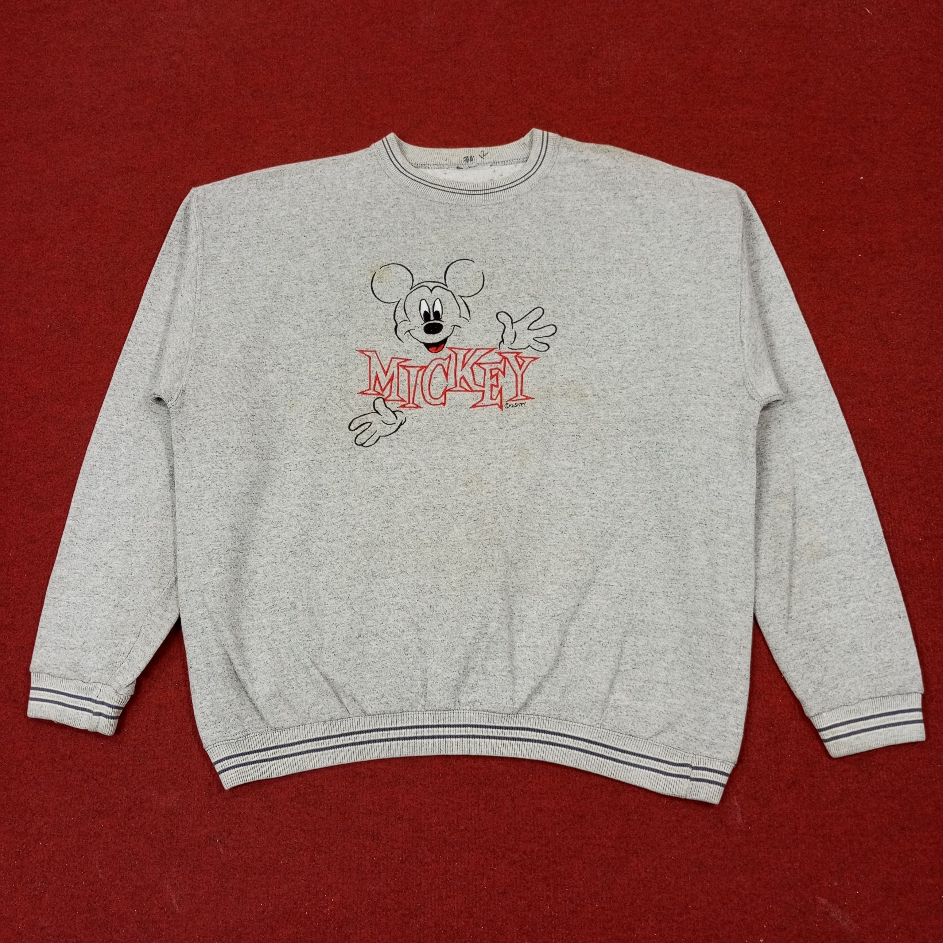 Mickey Mouse Disney Mickey Mouse Vintage Sweatshirt c236n9 Size US XL / EU 56 / 4 - 1 Thumbnail