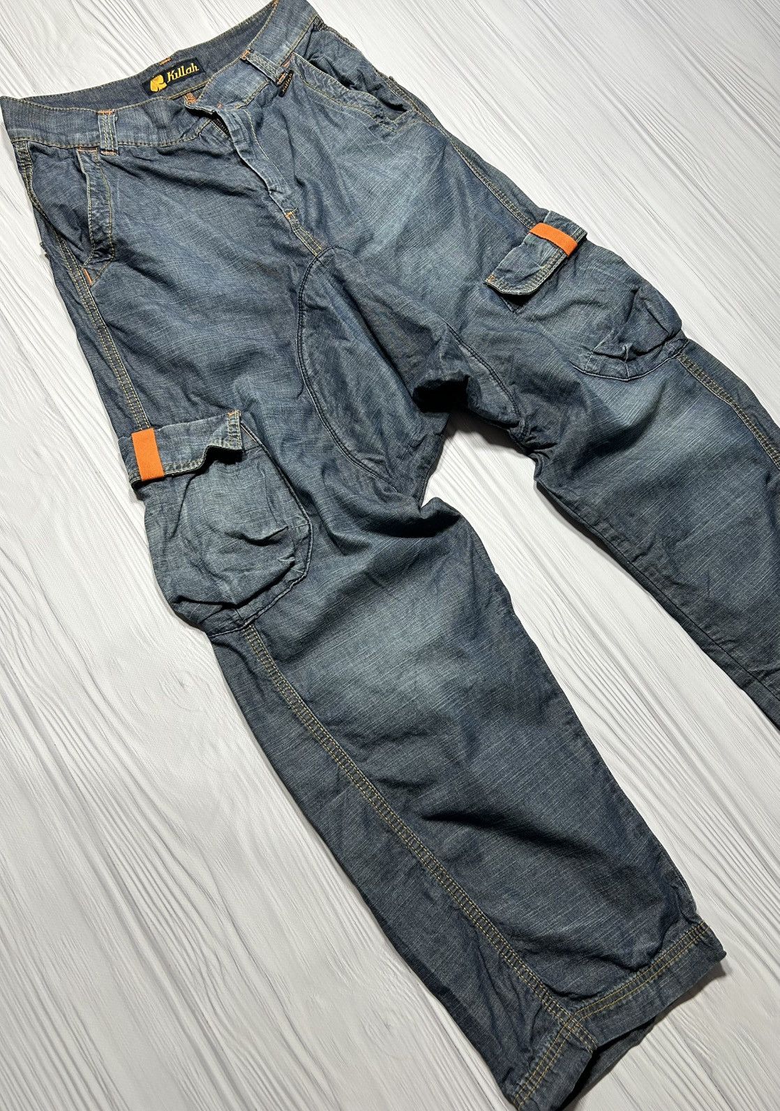 Miss Sixty VTG! Rare! Y2K Killah Miss Sixty Drop Crotch Denim Pants 29 Size 29" - 4 Thumbnail