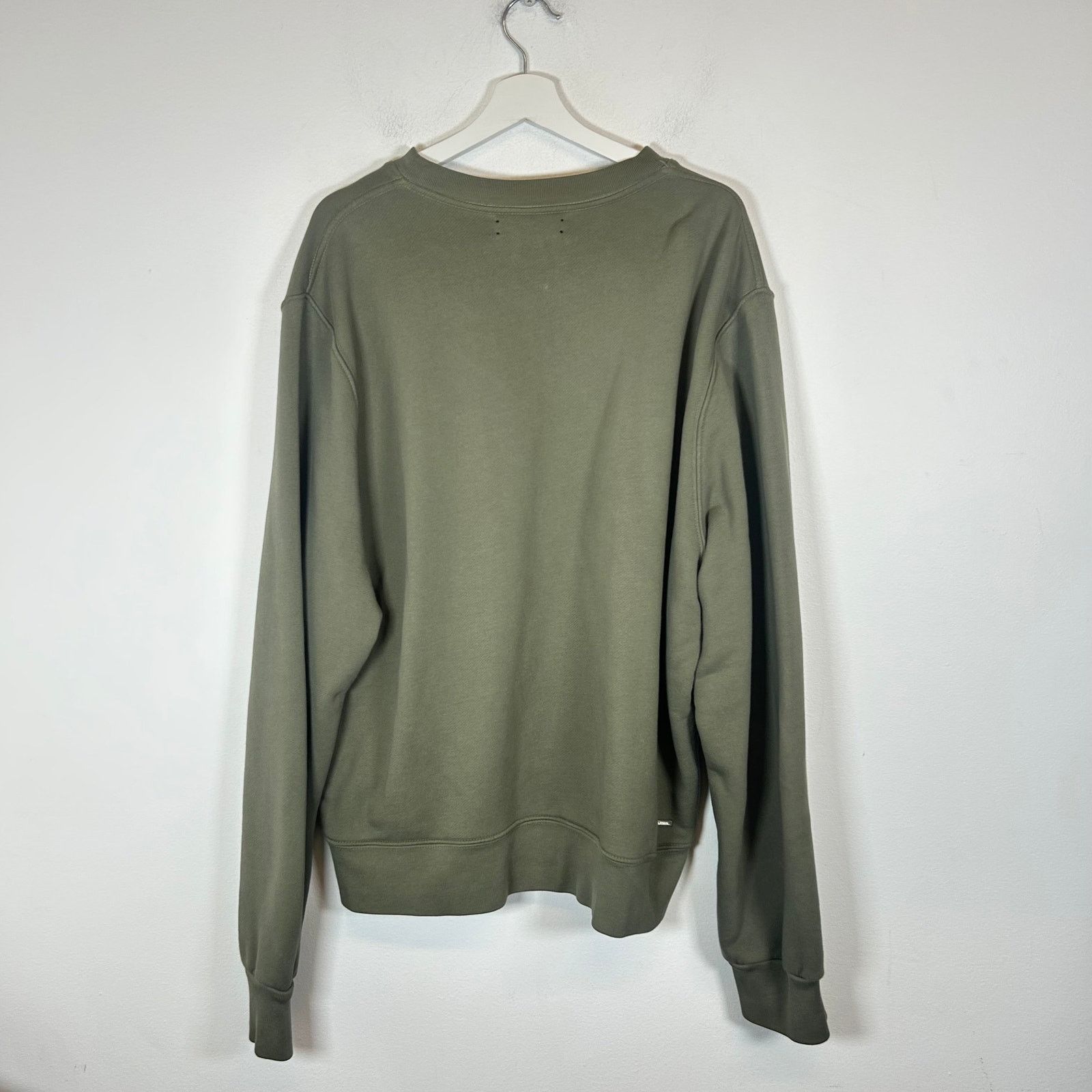 Amiri Amiri Military Green Core Logo Crewneck Size XXL Size US XXL / EU 58 / 5 - 2 Thumbnail