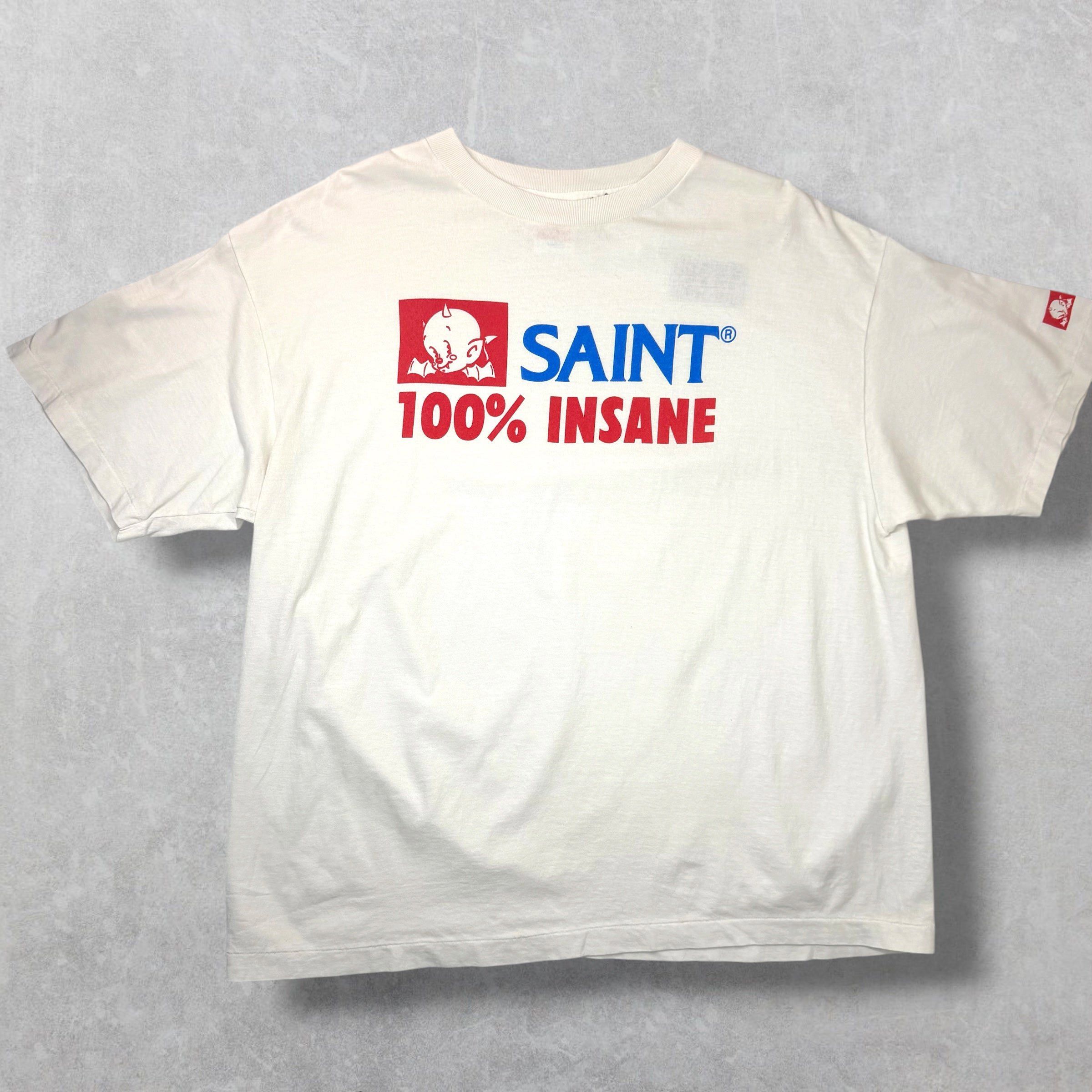Saint Michael Saint Michael 100% Insane Tee XXL Size US XXL / EU 58 / 5 - 1 Thumbnail