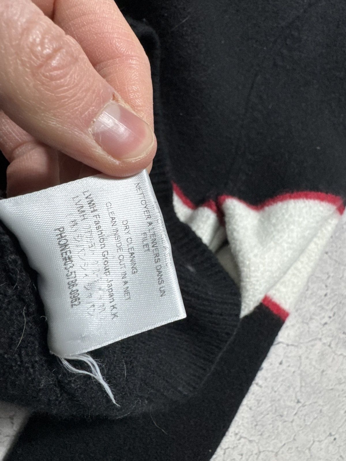 Givenchy Givenchy Paris Wool Sweater Black Big Logo Size US XS / EU 42 / 0 - 9 Thumbnail