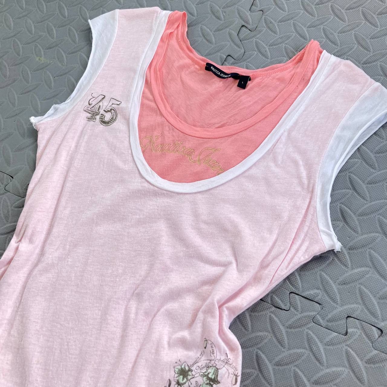 Nautica Y2k Double layered Tank Size L / US 10 / IT 46 - 7 Thumbnail