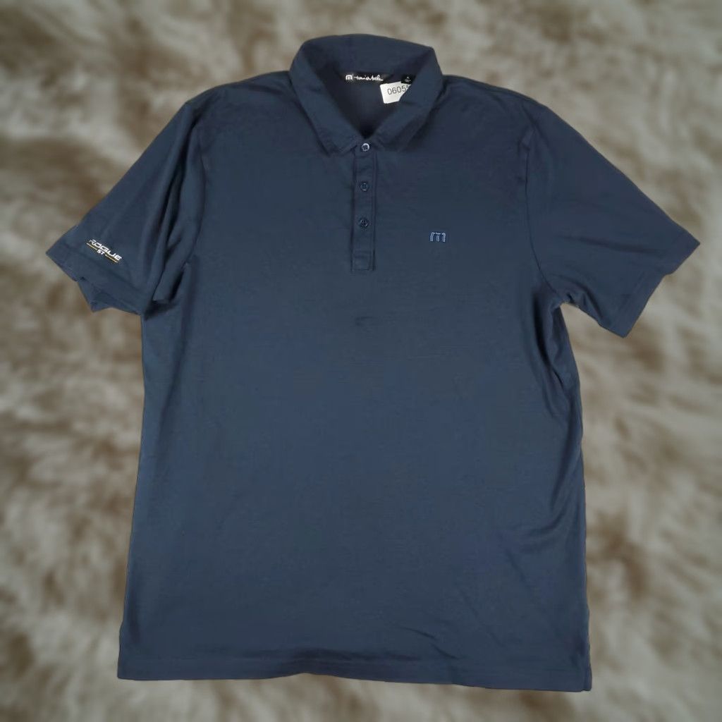 TravisMathew Travis Mathew Polo Shirt Mens XL Blue Casual Short Sleeve Activewear Size US XL / EU 56 / 4 - 1 Thumbnail