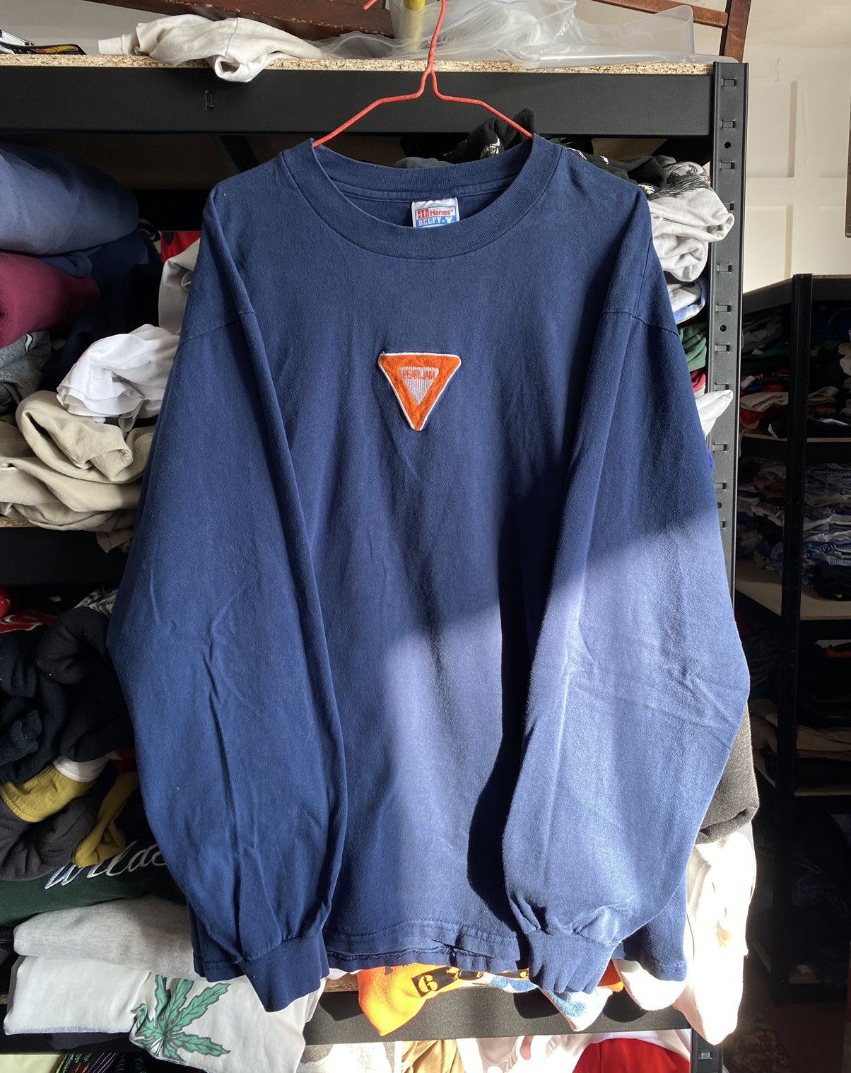 Band Tees × Vintage 1998 Pearl Jam Yield Blue Tour Band Concert Long Sleeve Tee Size US L / EU 52-54 / 3 - 1 Thumbnail