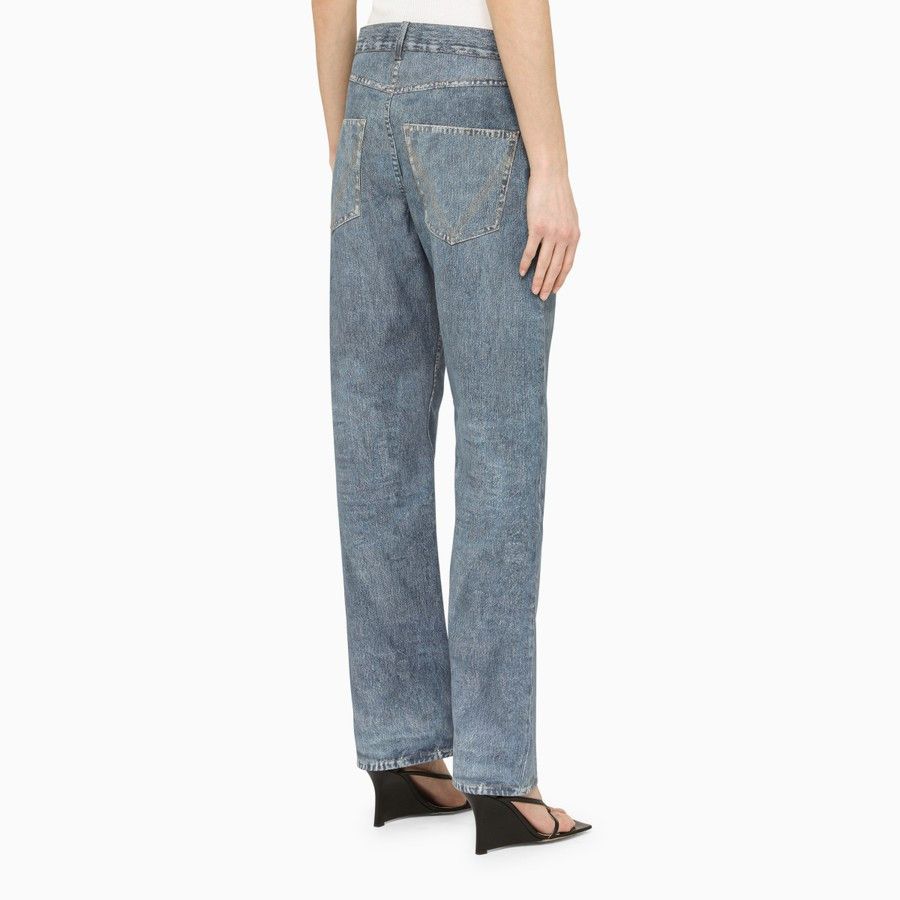 Bottega Veneta o1d2blof0824 Denim Jeans in Light Blue Size 25" / US 0 / IT 36 - 4 Thumbnail