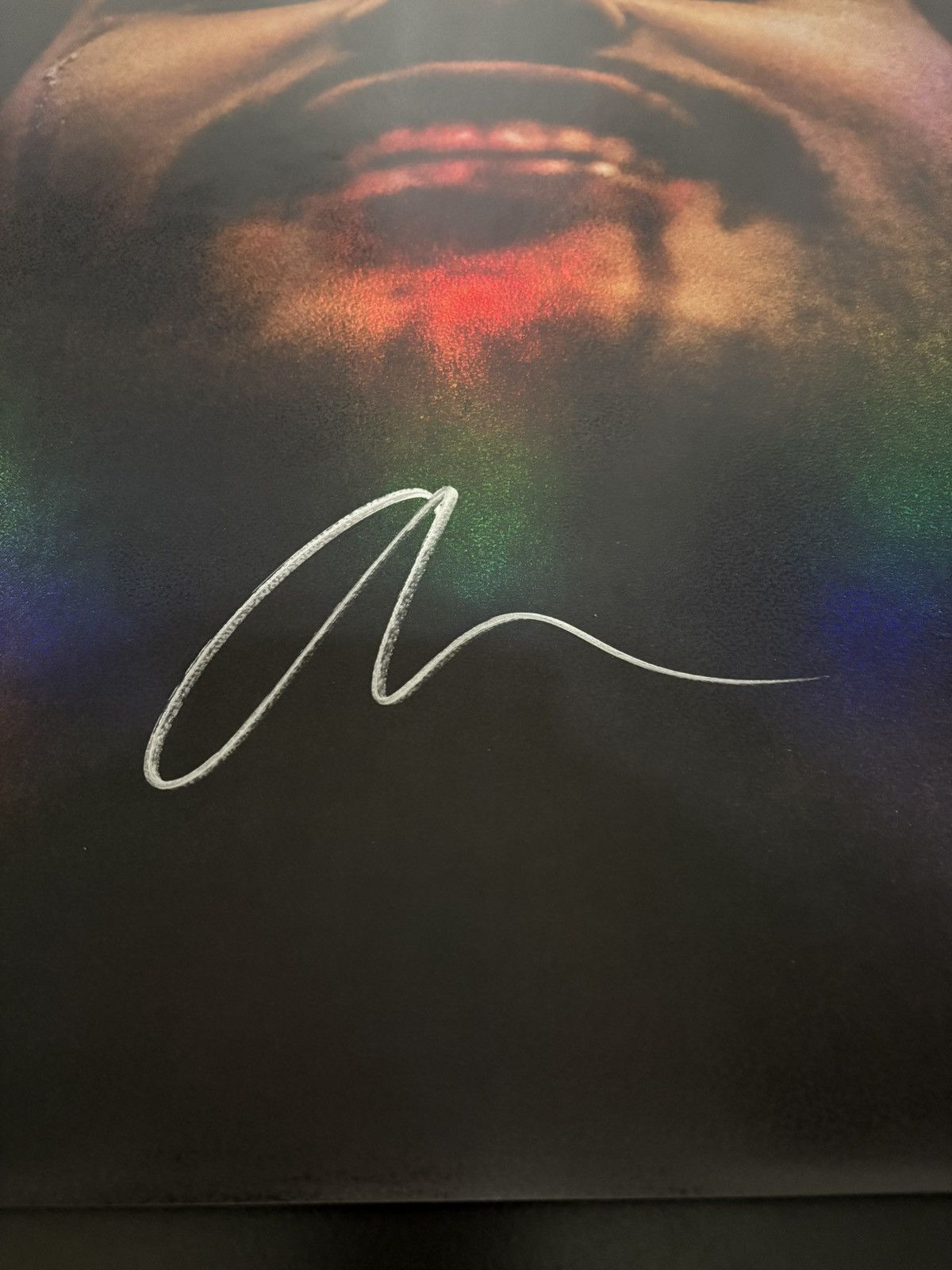 The Weeknd The Weeknd After Hours Holographic Signed Promo Poster Size ONE SIZE - 2 Thumbnail