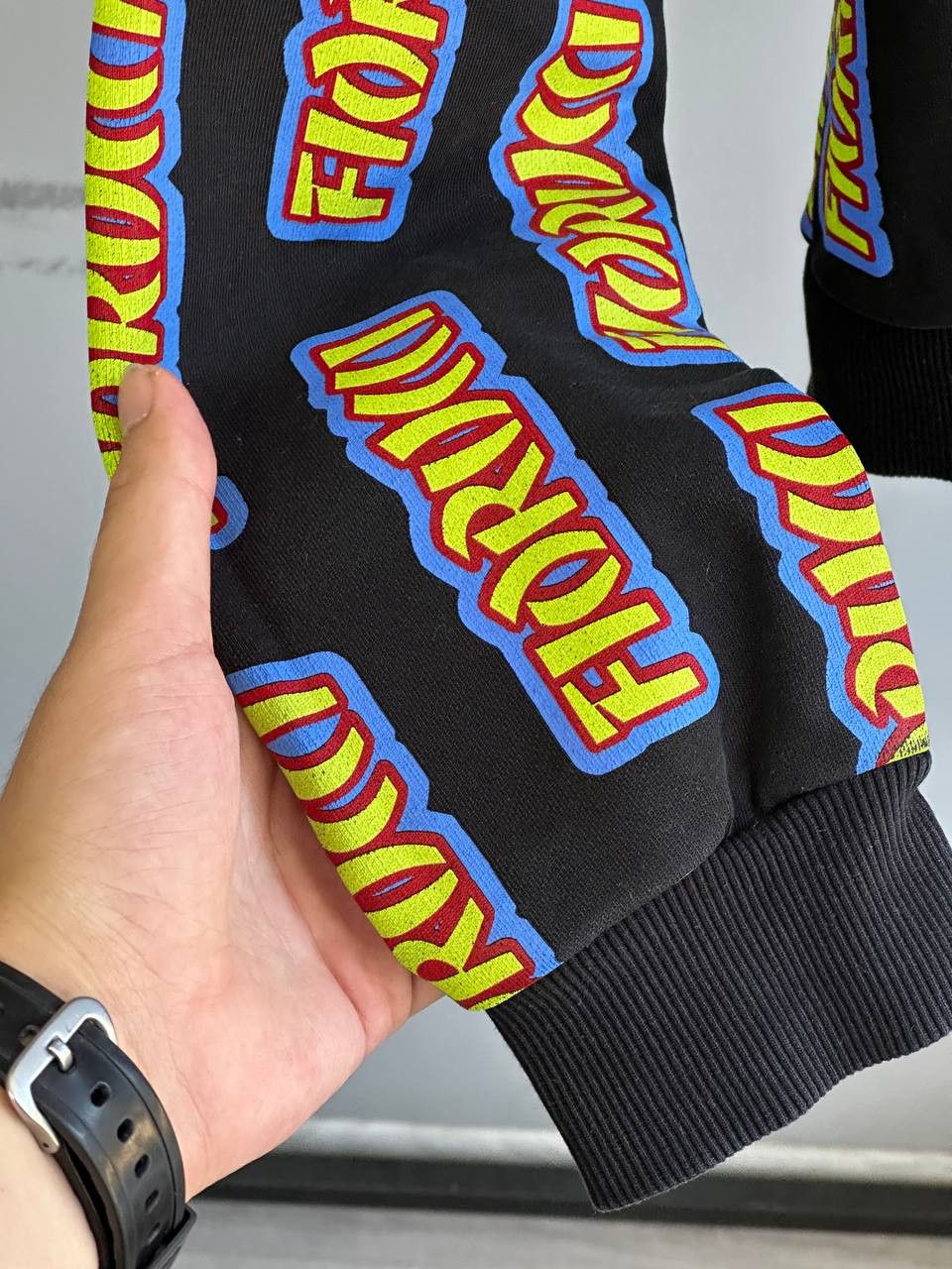 Fiorucci Fiorucci Globus AOP Logo Hoodie Made In Italy Size M / US 6-8 / IT 42-44 - 6 Thumbnail