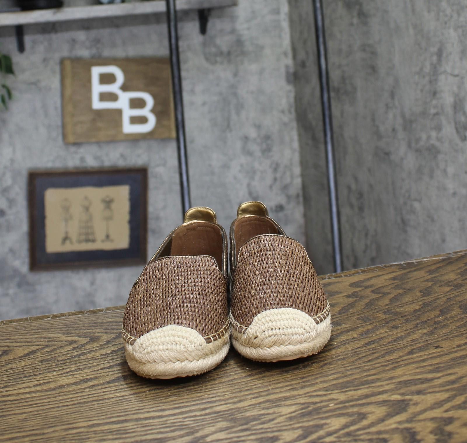 DKNY Dkny Mallandra Espadrille Flats K1520470 Brown / Bronze 6m Size US 6 / IT 36 - 3 Thumbnail