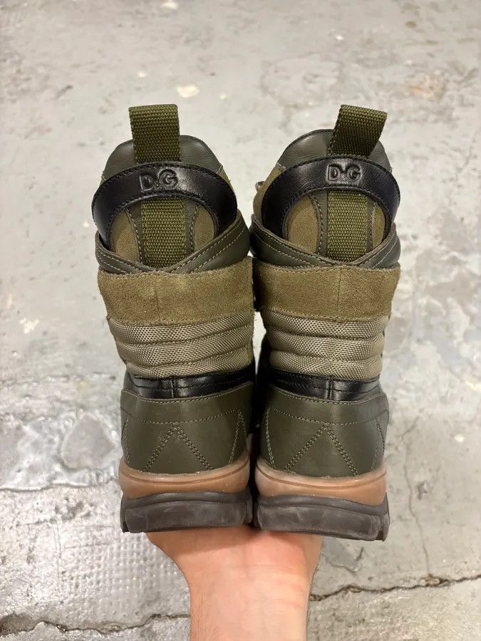 Dolce & Gabbana FW2010 Dolce & Gabbana Olive Moutain Beige High Shoes Size US 7.5 / EU 40-41 - 8 Thumbnail
