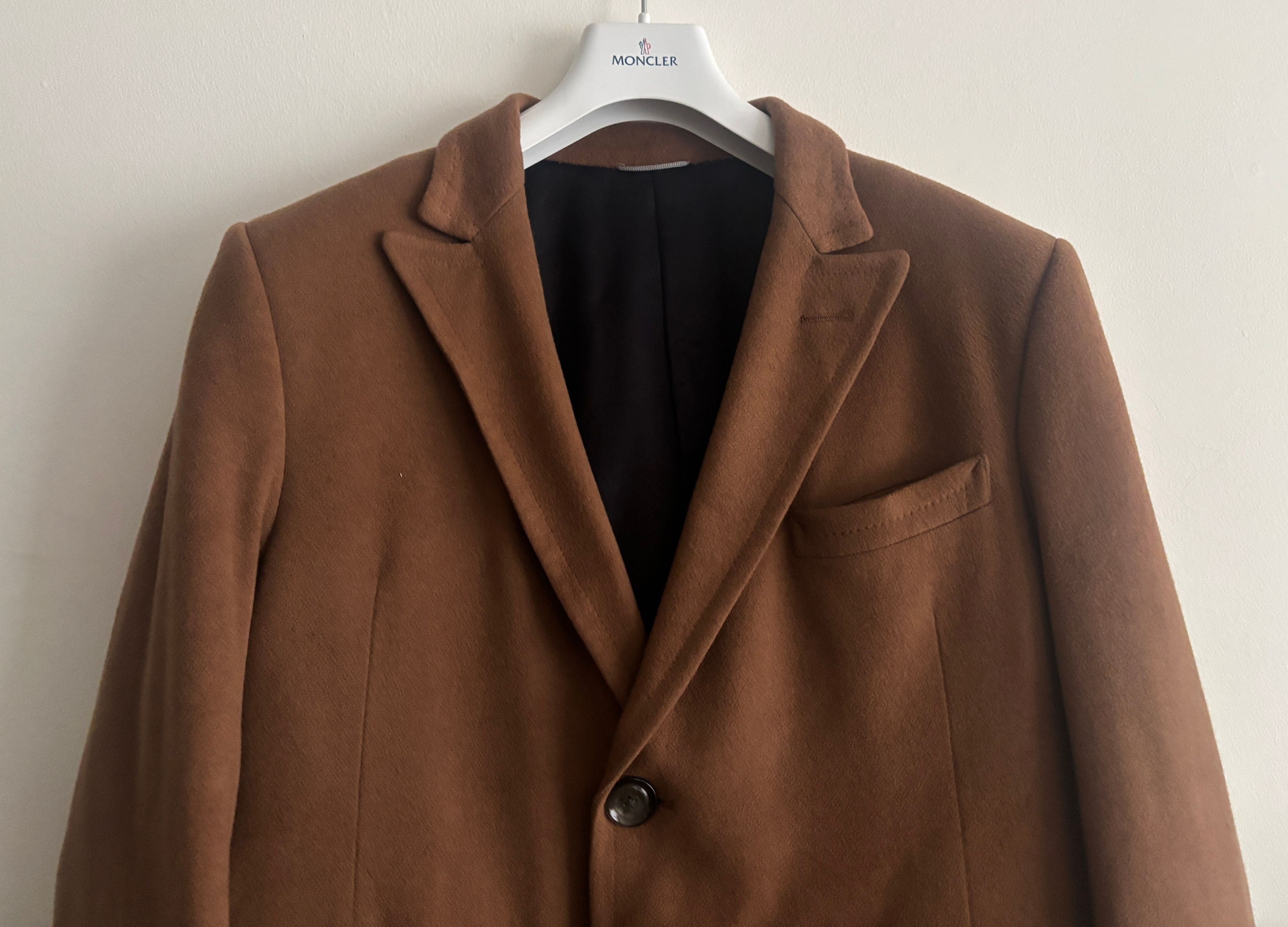 Other $1400 Bespoke Camel Cashmere Overcoat/ Top Coat - 38-40/ M-L Size US M / EU 48-50 / 2 - 2 Thumbnail
