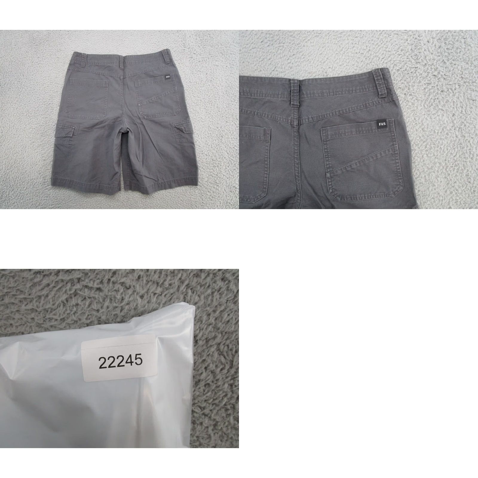Vintage Field & Stream Cargo Shorts Mens Gray 100% Cotton Size 32 Outdoor Hiking Fishing Size US 32 / EU 48 - 8 Thumbnail