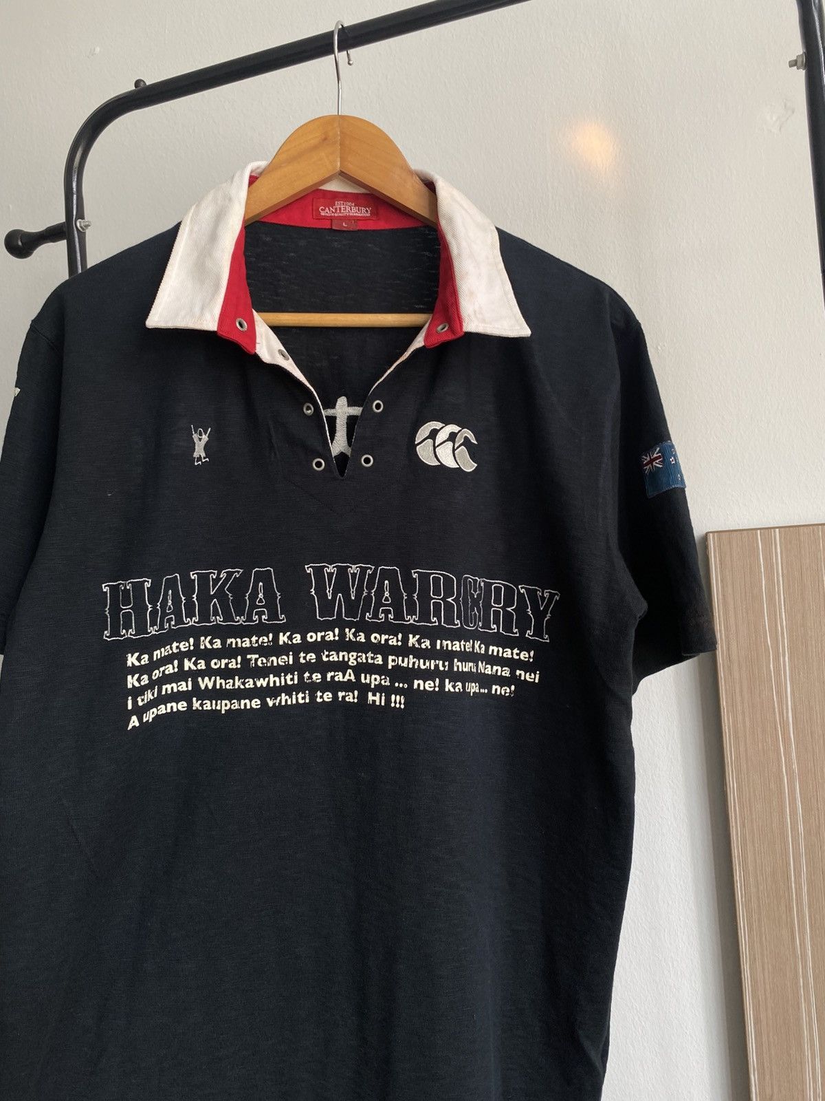 Canterbury of New Zealand Vintage FADED Canterbury New Zealand Spellout WarCry 🔥 Size US L / EU 52-54 / 3 - 2 Thumbnail
