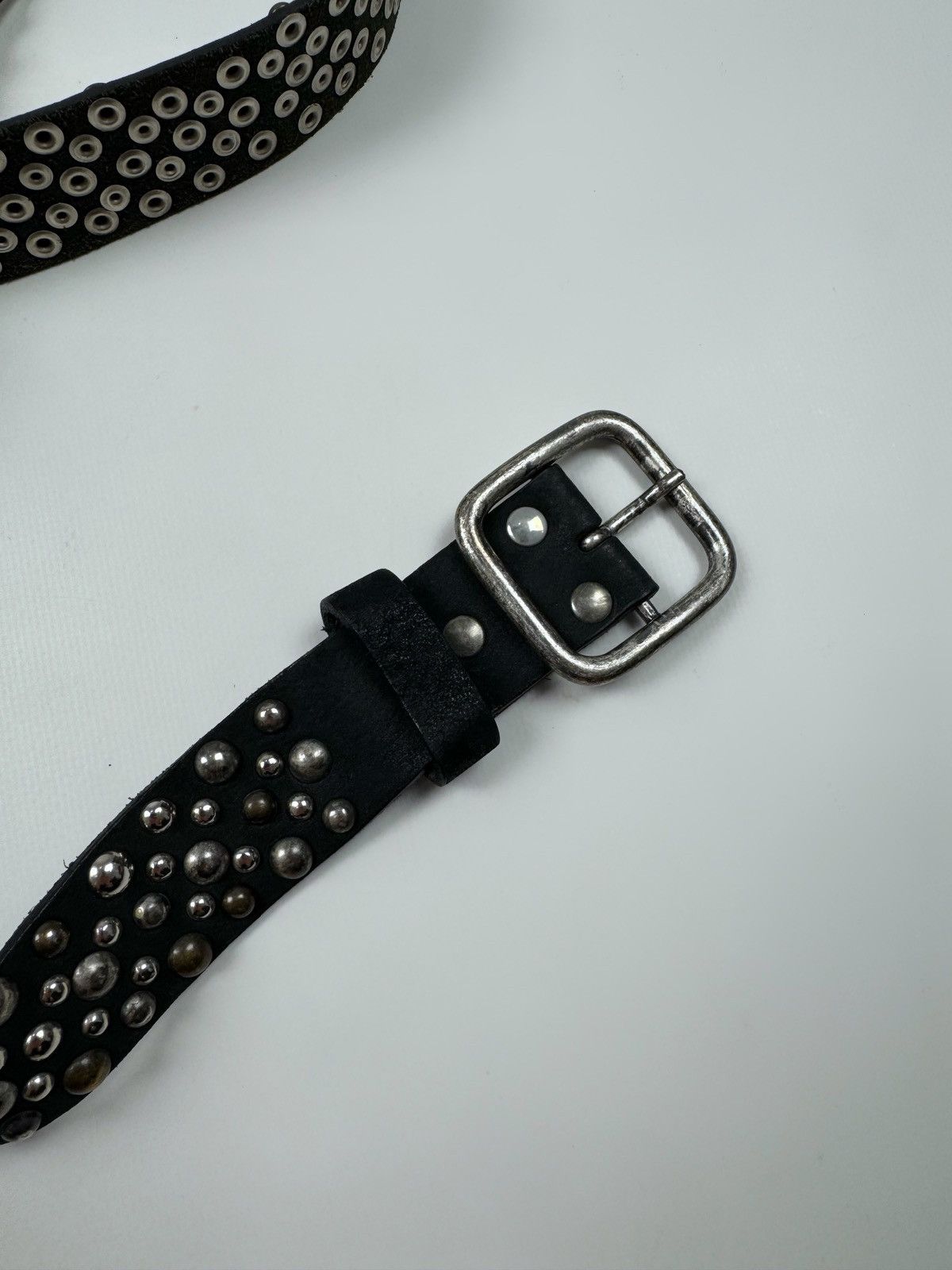 Daniele Alessandrini Daniele Alessandrini Studded Leather Belt Size ONE SIZE - 8 Thumbnail