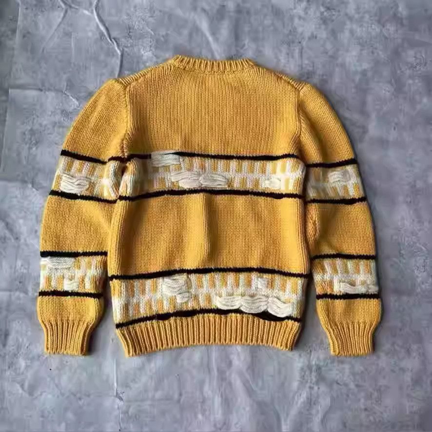 Raf Simons Ck Raf Yellow White Sweater Size US M / EU 48-50 / 2 - 2 Thumbnail