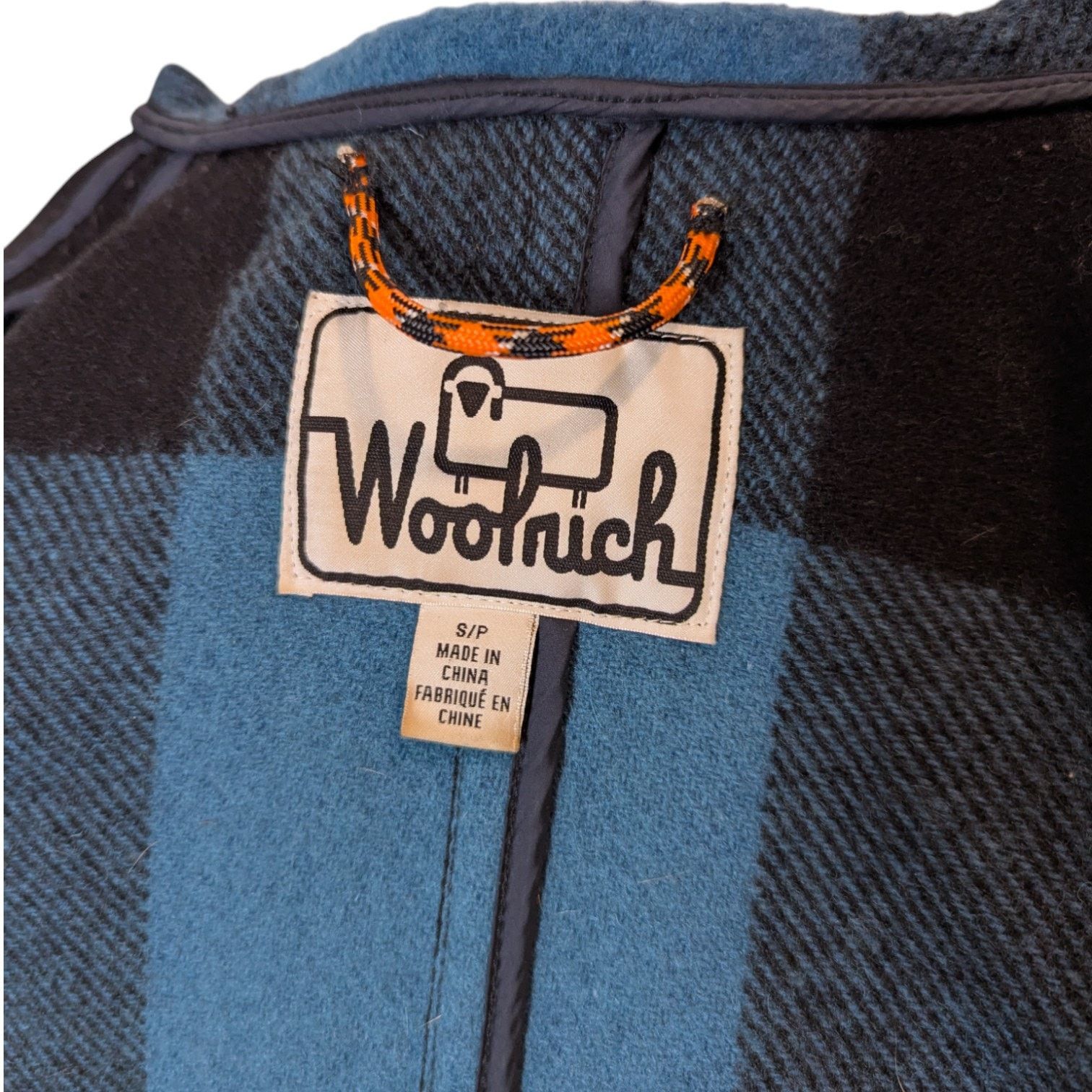 Gramicci Woolrich Blue Wool Buffalo Plaid Fall Winter Coat Small Size S / US 4 / IT 40 - 4 Thumbnail