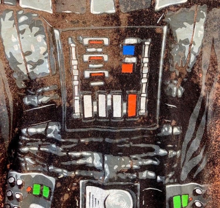 Star Wars Y2K Distressed Star Wars Darth Vader T-Shirt - Black Tiedye Size US L / EU 52-54 / 3 - 3 Thumbnail