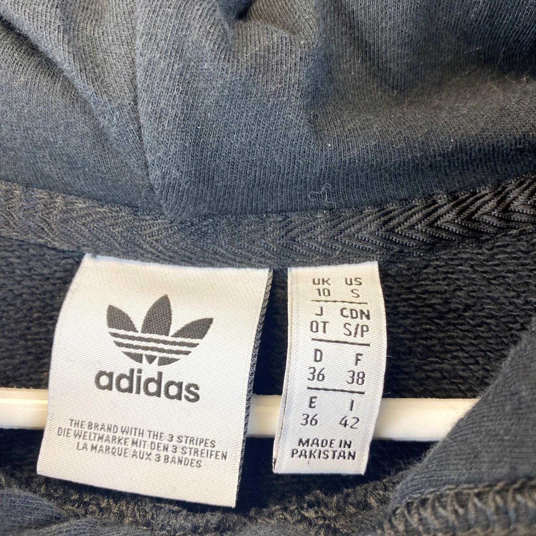 Adidas Adidas Sweatshirt Womens S Black Hoodie Pullover Firebird Logo Athleisure Activewear Female Size S / US 4 / IT 40 - 4 Thumbnail