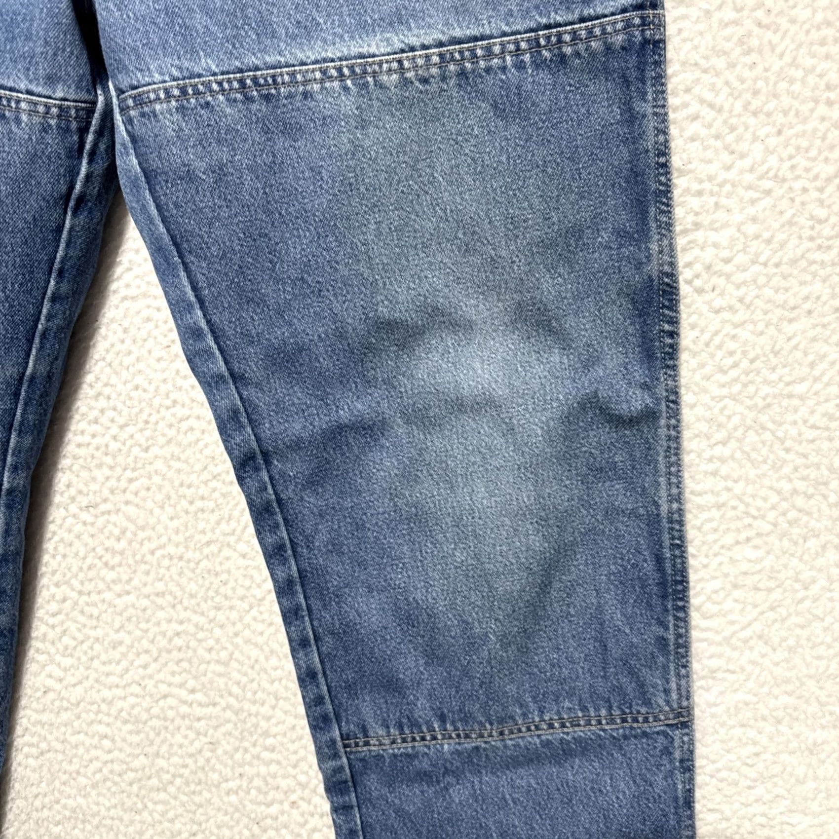 Dickies Dickies Mens Jeans Blue Relaxed Fit Double Knee Carpenter Denim Pants 38X30 Workwear Size US 38 / EU 54 - 3 Thumbnail