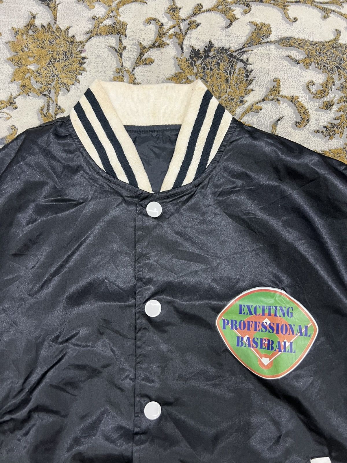 Other Vintage “Exciting Professional Baseball” Varsity Jacket Size US L / EU 52-54 / 3 - 3 Thumbnail
