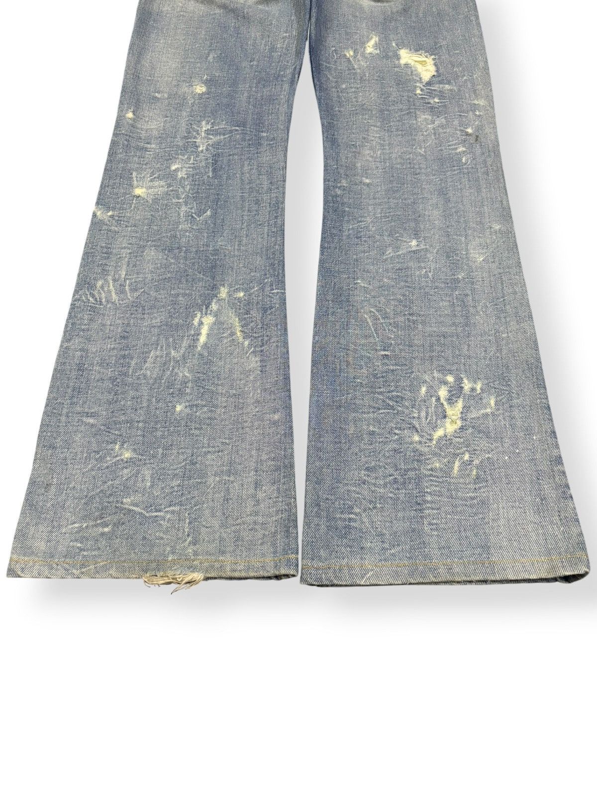 Diesel Vintage Diesel Industry Zatiny Flare Distressed Grunge Jeans Size US 29 - 12 Thumbnail