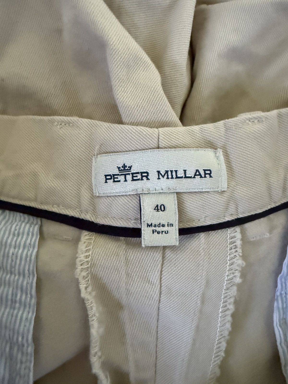 Peter Millar Peter Millar Khaki Shorts Size US 40 / EU 56 - 4 Thumbnail