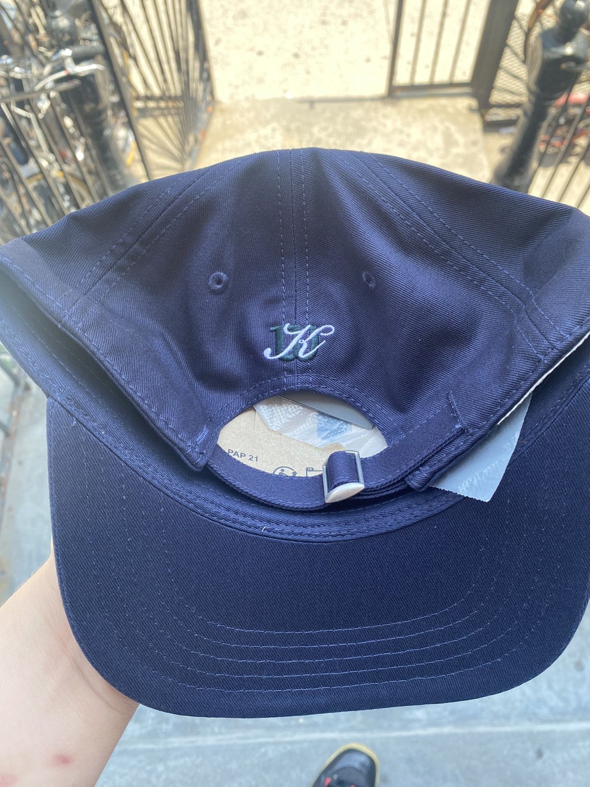 Kith × Wilson Kith Wilson Twill Aaron Cap Navy Size ONE SIZE - 3 Thumbnail